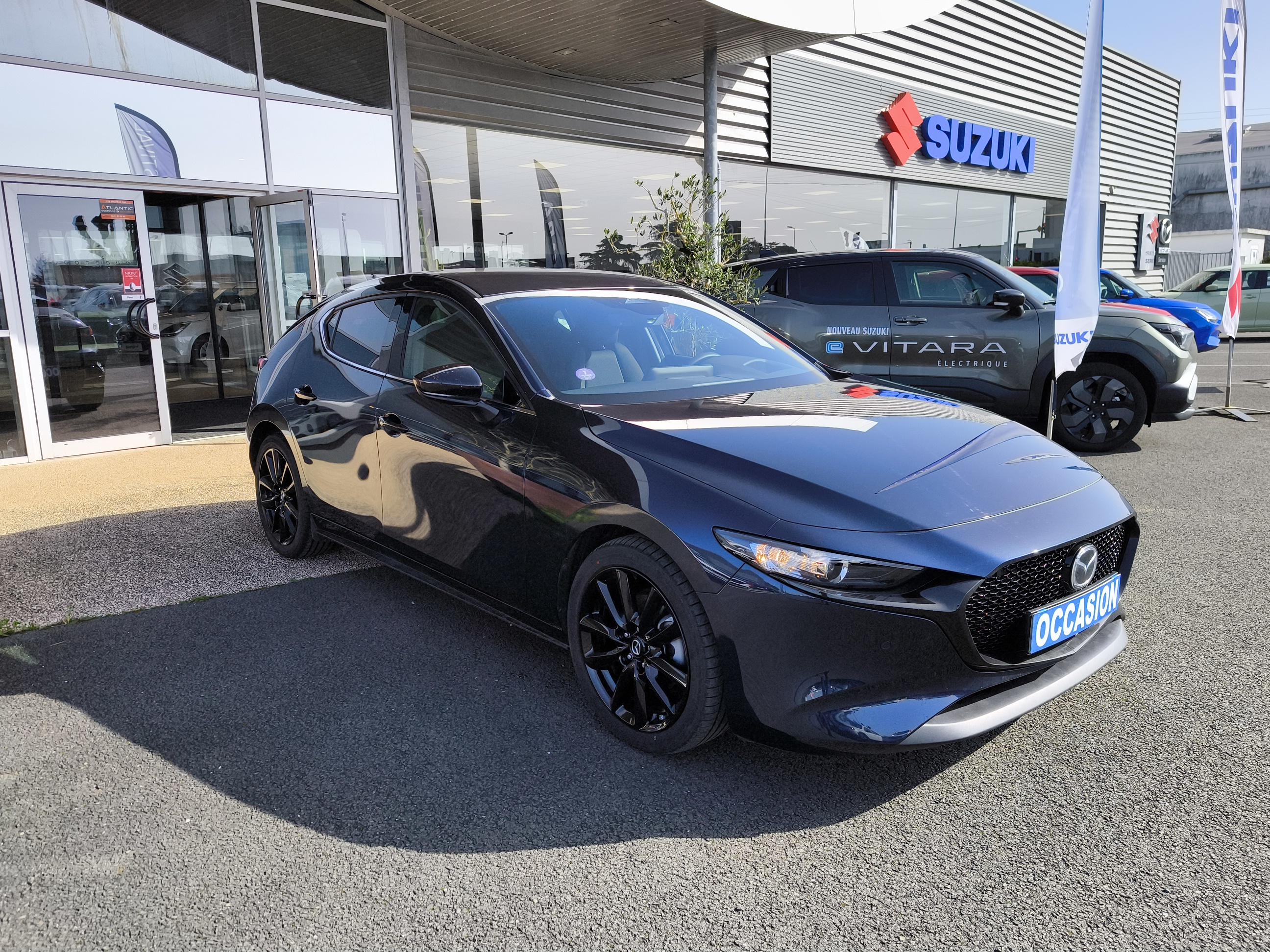 MAZDA Mazda3 5 portes 2.0L e-SKYACTIV-X M Hybrid 186 ch BVM6 Homura - Véhicule Occasion - Océane Auto MAZDA Mazda3 5 portes 2.0L e-SKYACTIV-X M Hybrid 186 ch BVM6 Homura - Véhicule Occasion Océane Auto