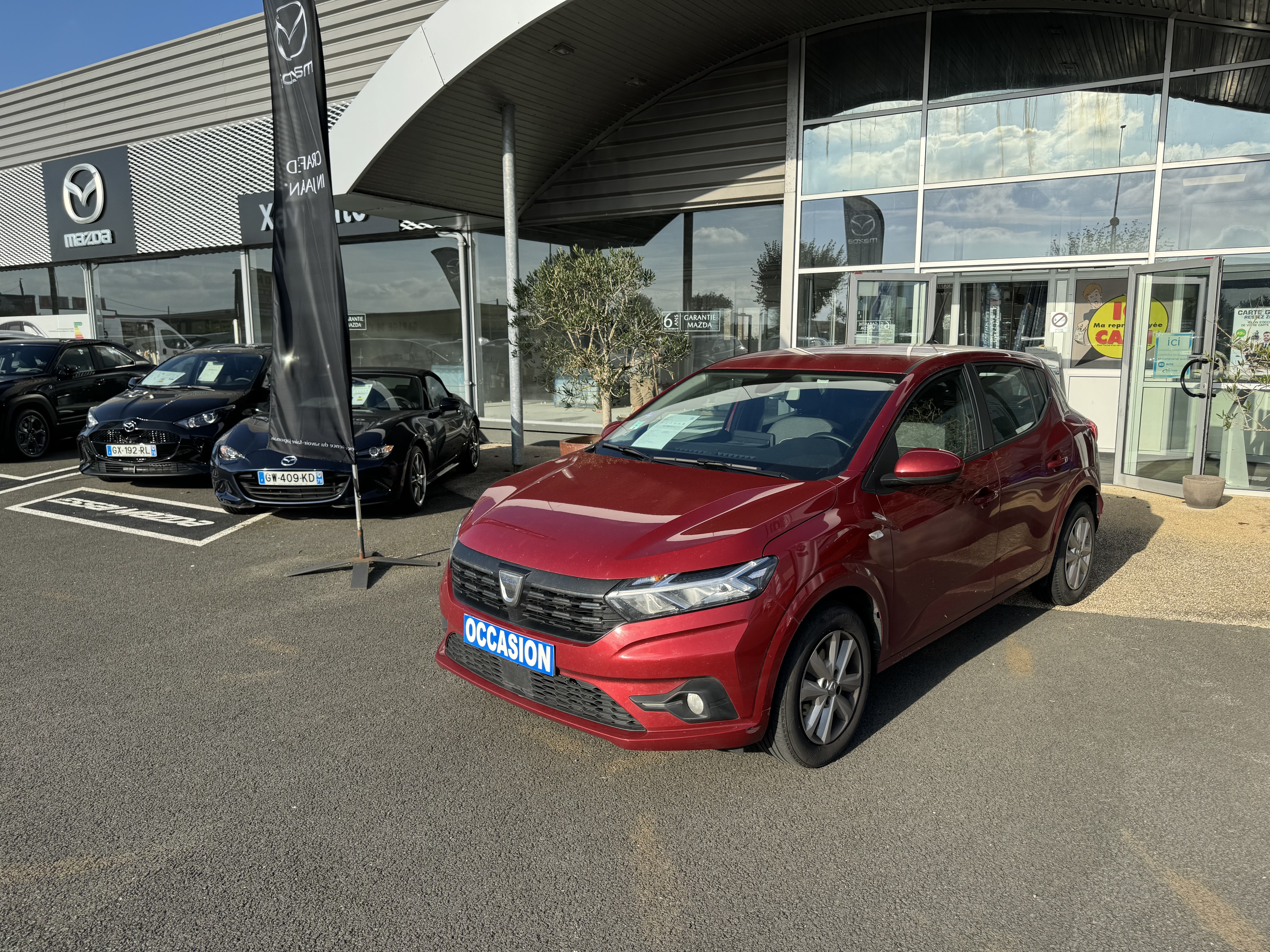 DACIA Sandero ECO-G 100 Confort - Véhicule Occasion Océane Auto