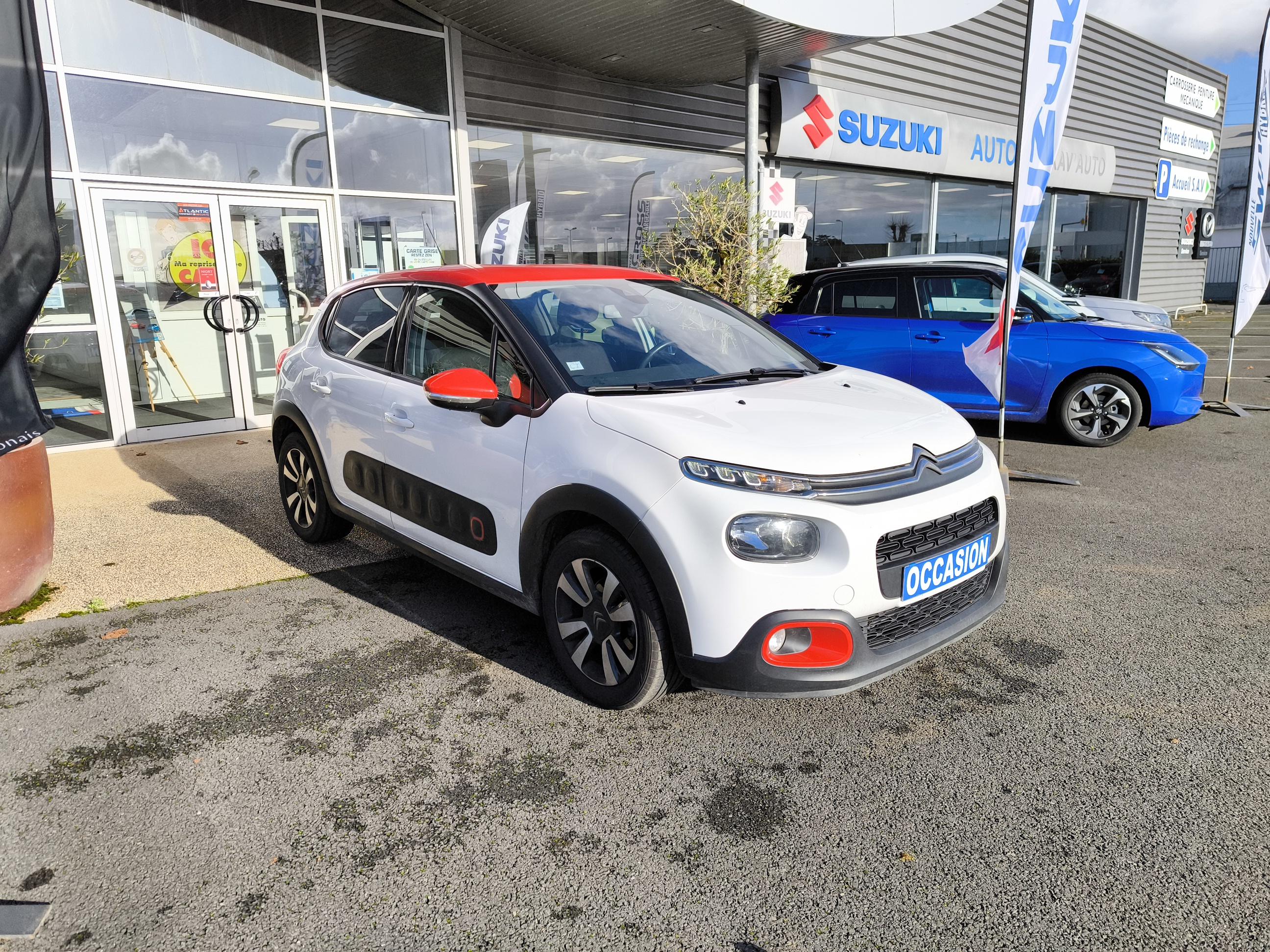 CITROEN C3 BlueHDi 100 S&S BVM5 Shine - Véhicule Occasion Océane Auto