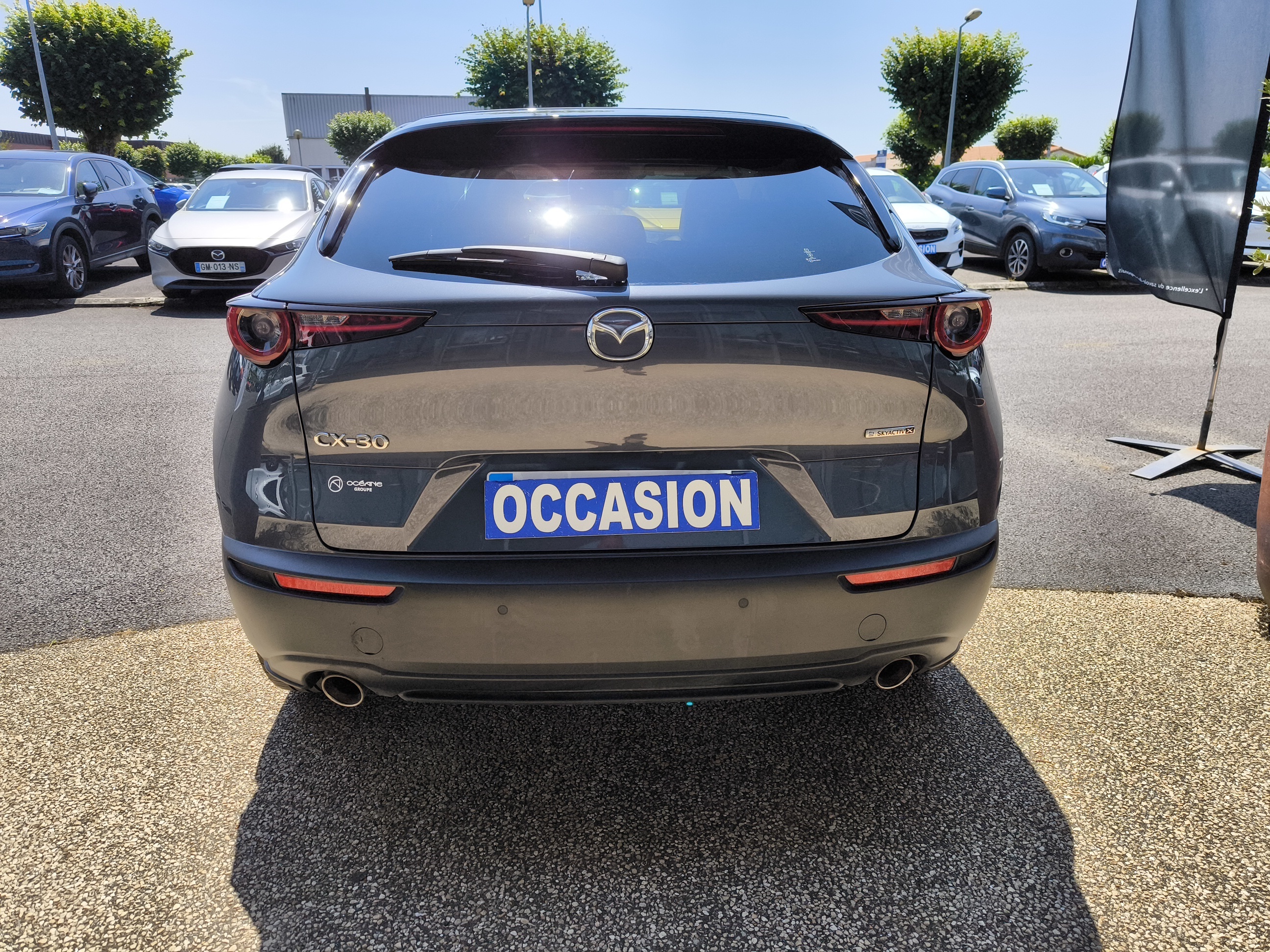 MAZDA CX-30 2.0L e-SKYACTIV X M Hybrid 186 ch 4x2 BVA6 Exclusive Cuir Pure-White - Véhicule Occasion - Océane Auto MAZDA CX-30 2.0L e-SKYACTIV X M Hybrid 186 ch 4x2 BVA6 Exclusive Cuir Pure-White - Véhicule Occasion Océane Auto
