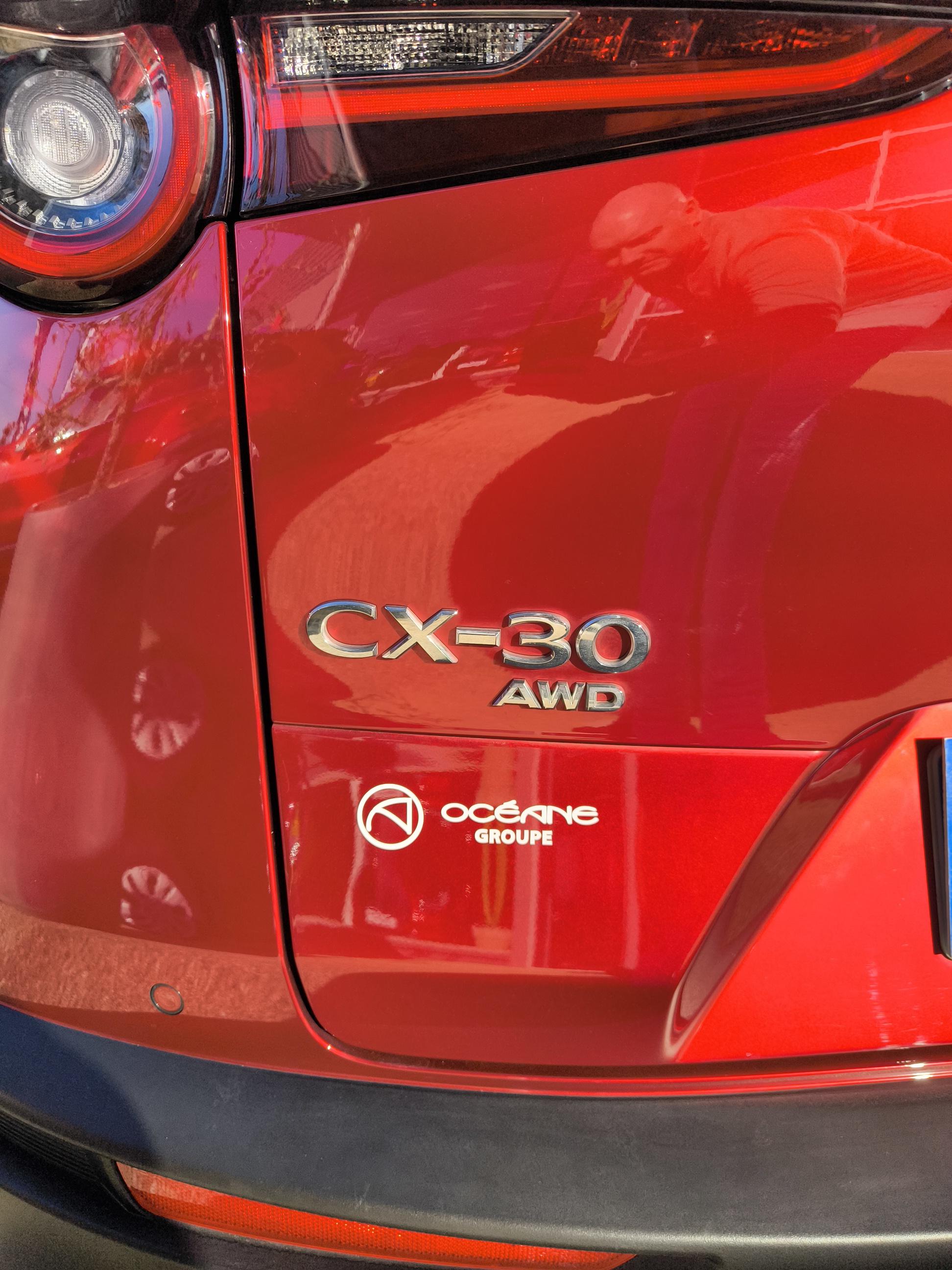 MAZDA CX-30 2.0L e-SKYACTIV X M Hybrid 186 ch 4x4 BVA6 Exclusive-Line - Véhicule Occasion - Océane Auto MAZDA CX-30 2.0L e-SKYACTIV X M Hybrid 186 ch 4x4 BVA6 Exclusive-Line - Véhicule Occasion Océane Auto