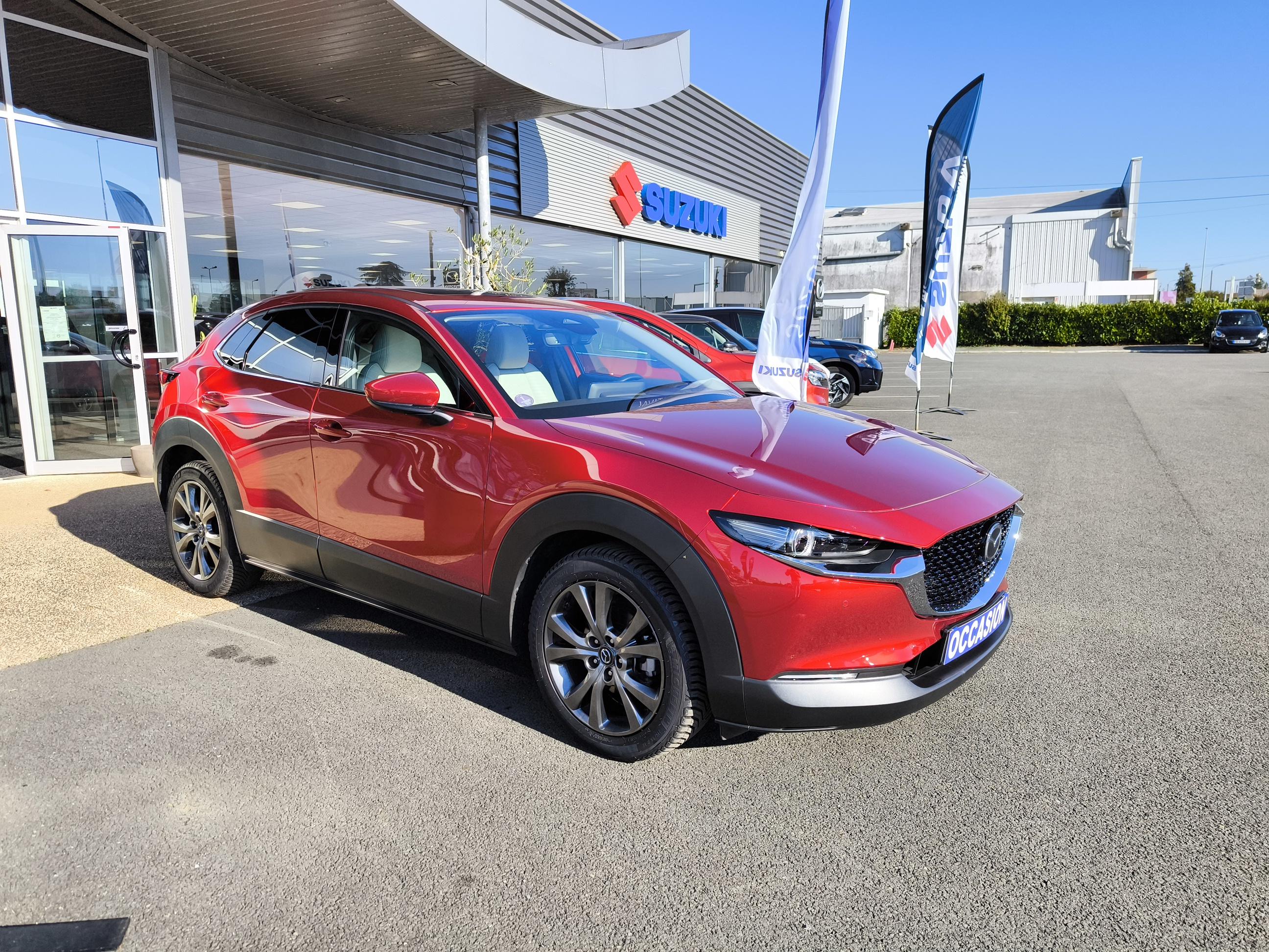 MAZDA CX-30 2.0L e-SKYACTIV X M Hybrid 186 ch 4x4 BVA6 Exclusive-Line - Véhicule Occasion - Océane Auto MAZDA CX-30 2.0L e-SKYACTIV X M Hybrid 186 ch 4x4 BVA6 Exclusive-Line - Véhicule Occasion Océane Auto