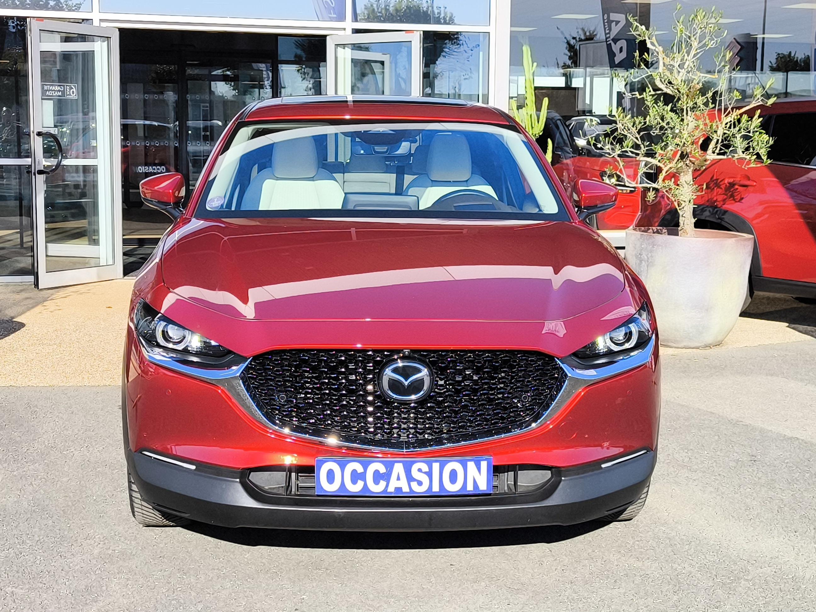 MAZDA CX-30 2.0L e-SKYACTIV X M Hybrid 186 ch 4x4 BVA6 Exclusive-Line - Véhicule Occasion - Océane Auto MAZDA CX-30 2.0L e-SKYACTIV X M Hybrid 186 ch 4x4 BVA6 Exclusive-Line - Véhicule Occasion Océane Auto