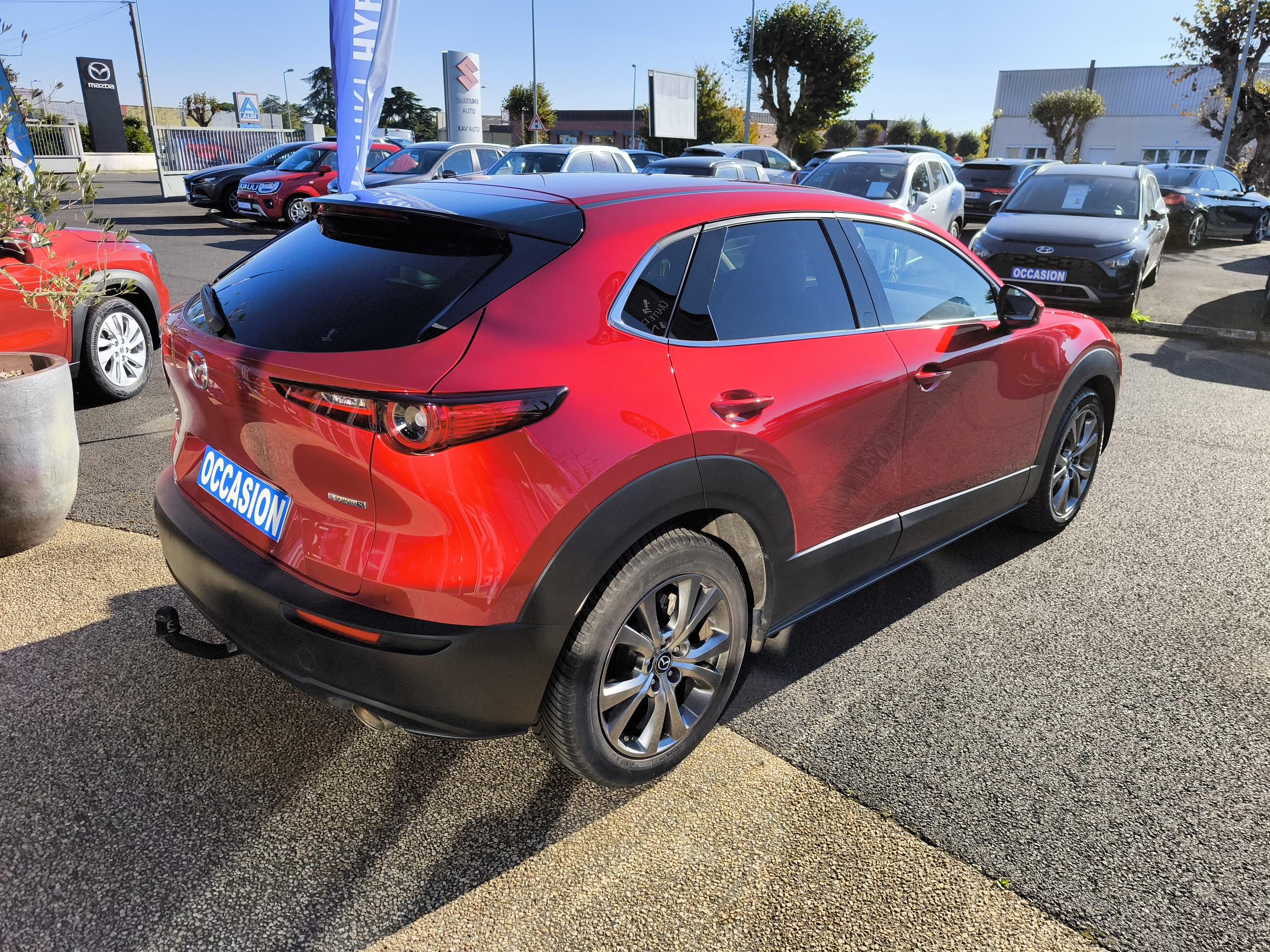 MAZDA CX-30 2.0L e-SKYACTIV X M Hybrid 186 ch 4x4 BVA6 Exclusive-Line - Véhicule Occasion - Océane Auto MAZDA CX-30 2.0L e-SKYACTIV X M Hybrid 186 ch 4x4 BVA6 Exclusive-Line - Véhicule Occasion Océane Auto