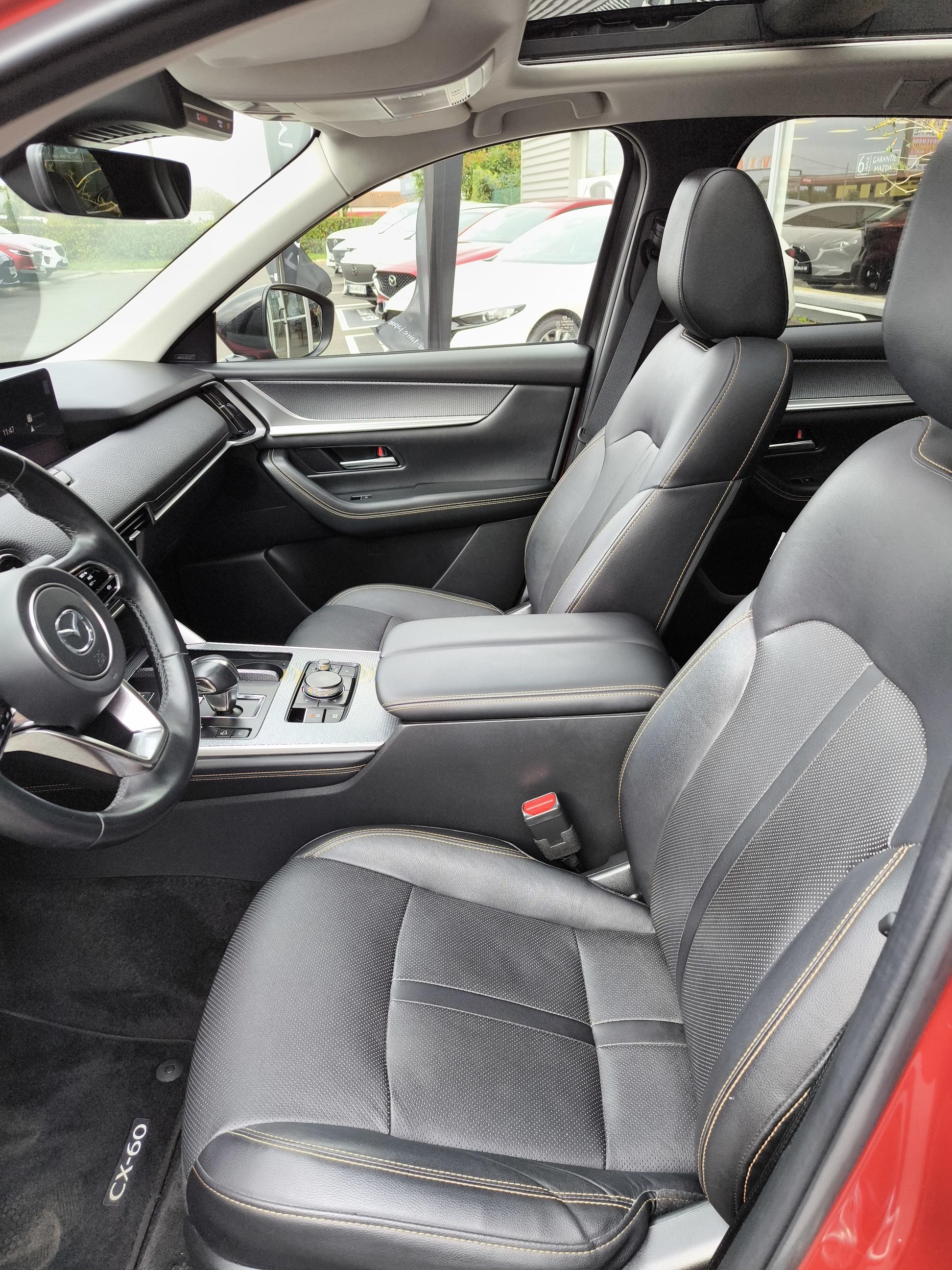 MAZDA CX-60 2.5L e-SKYACTIV PHEV 327 ch 4x4 BVA8 Homura - Véhicule Occasion Océane Auto