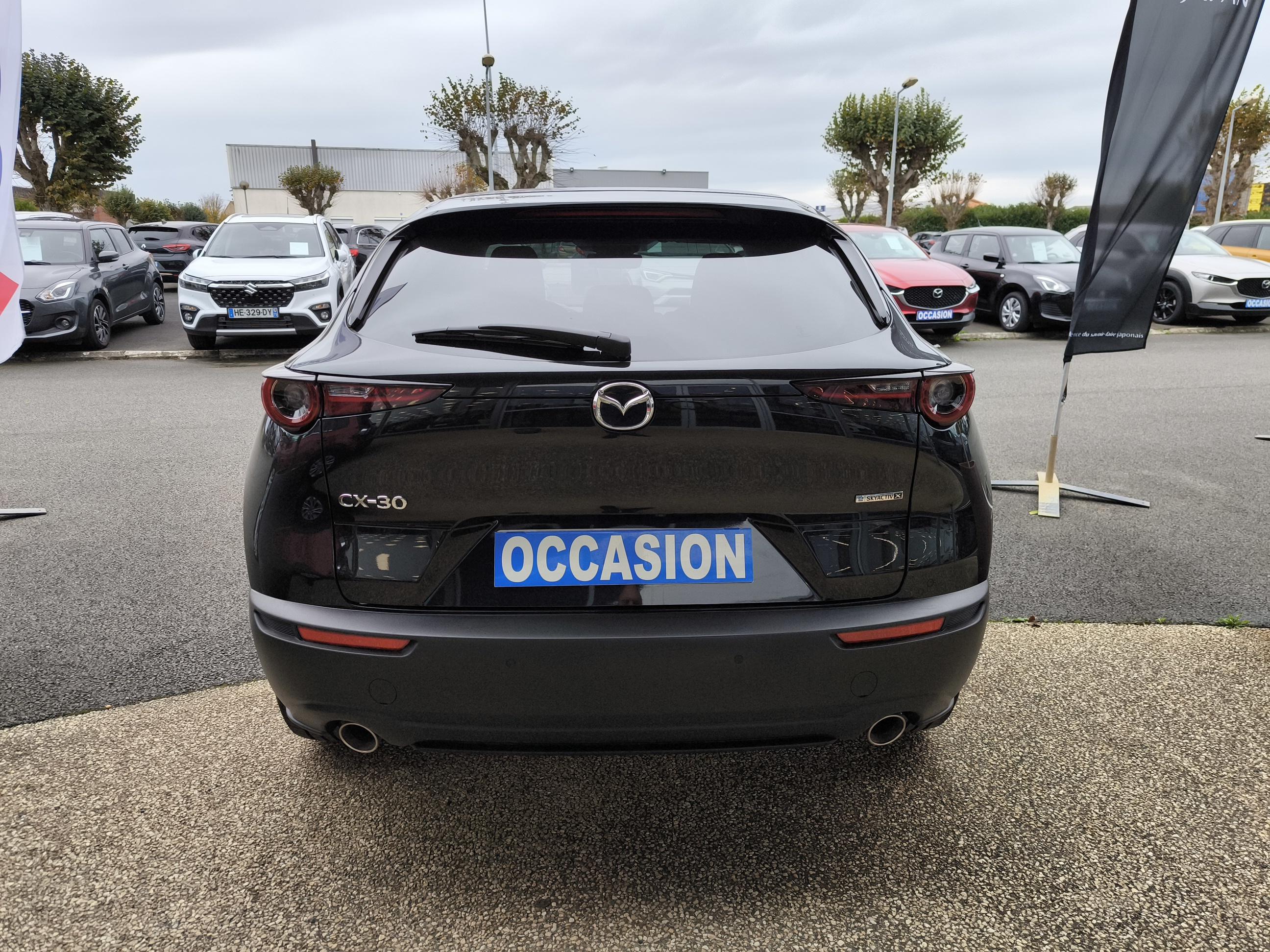MAZDA CX-30 2.0L e-SKYACTIV X M Hybrid 186 ch 4x2 BVA6 Homura - Véhicule Occasion - Océane Auto MAZDA CX-30 2.0L e-SKYACTIV X M Hybrid 186 ch 4x2 BVA6 Homura - Véhicule Occasion Océane Auto