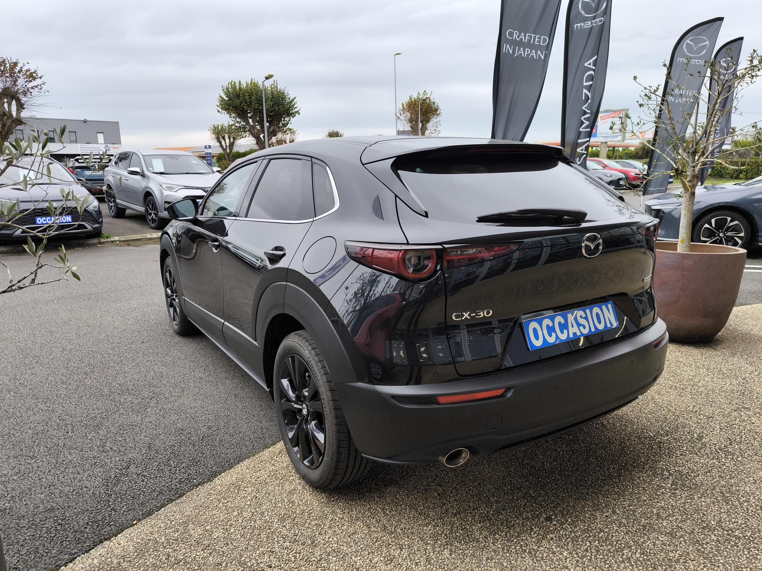 MAZDA CX-30 2.0L e-SKYACTIV X M Hybrid 186 ch 4x2 BVA6 Homura - Véhicule Occasion - Océane Auto MAZDA CX-30 2.0L e-SKYACTIV X M Hybrid 186 ch 4x2 BVA6 Homura - Véhicule Occasion Océane Auto