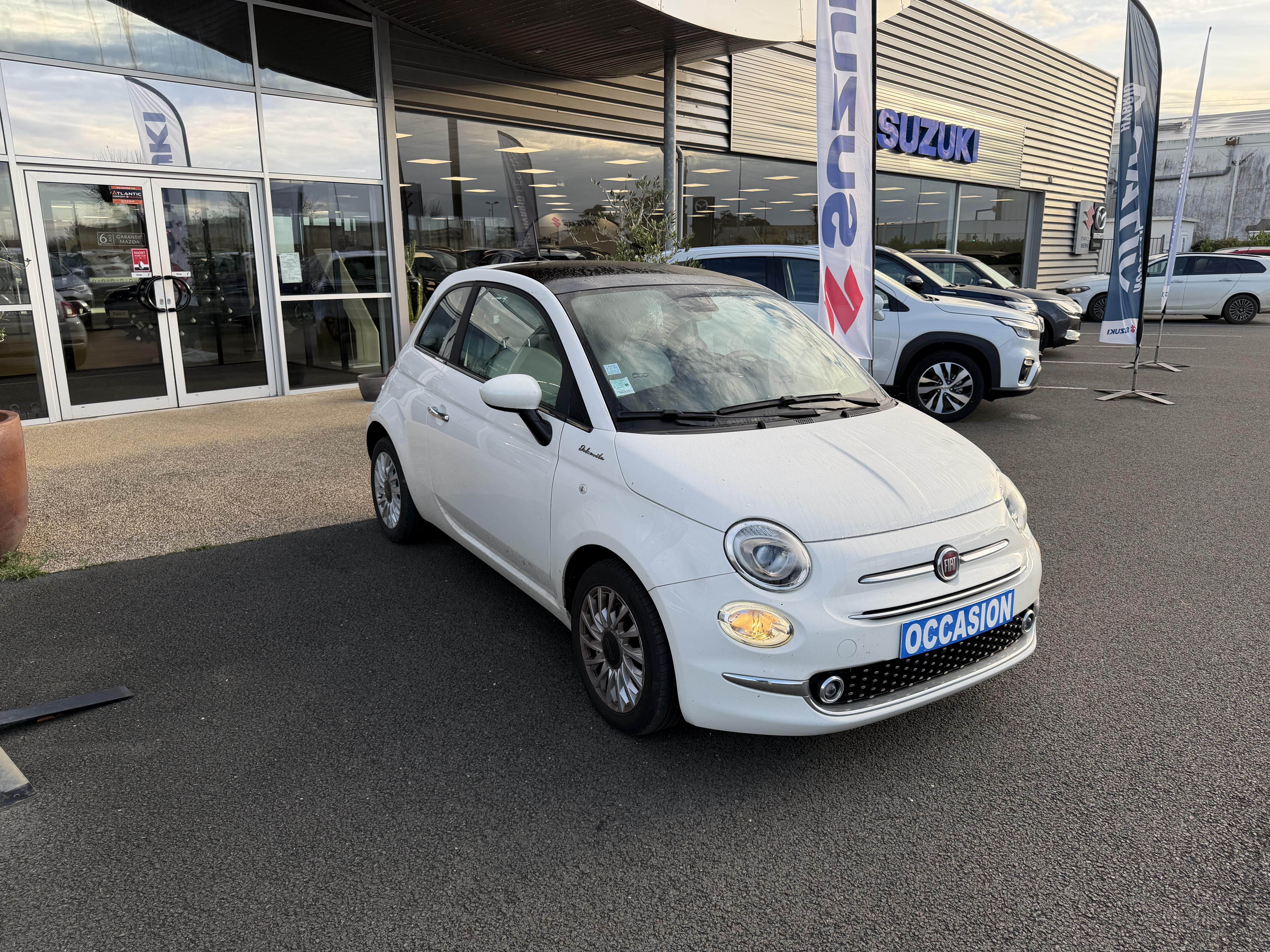 FIAT 500 1.0 70 ch Hybride BSG S/S Dolcevita - Véhicule Occasion Océane Auto