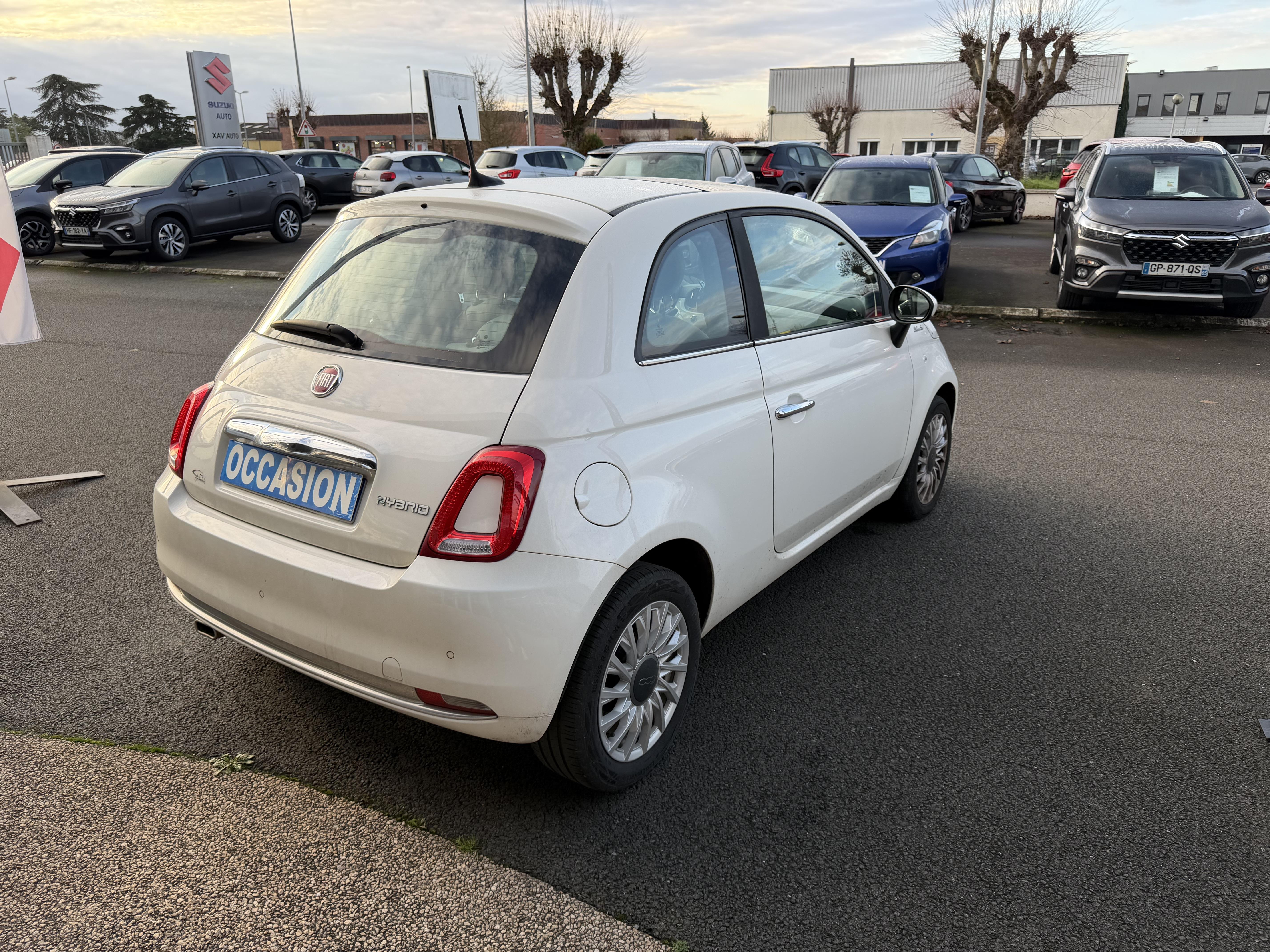 FIAT 500 1.0 70 ch Hybride BSG S/S Dolcevita - Véhicule Occasion Océane Auto