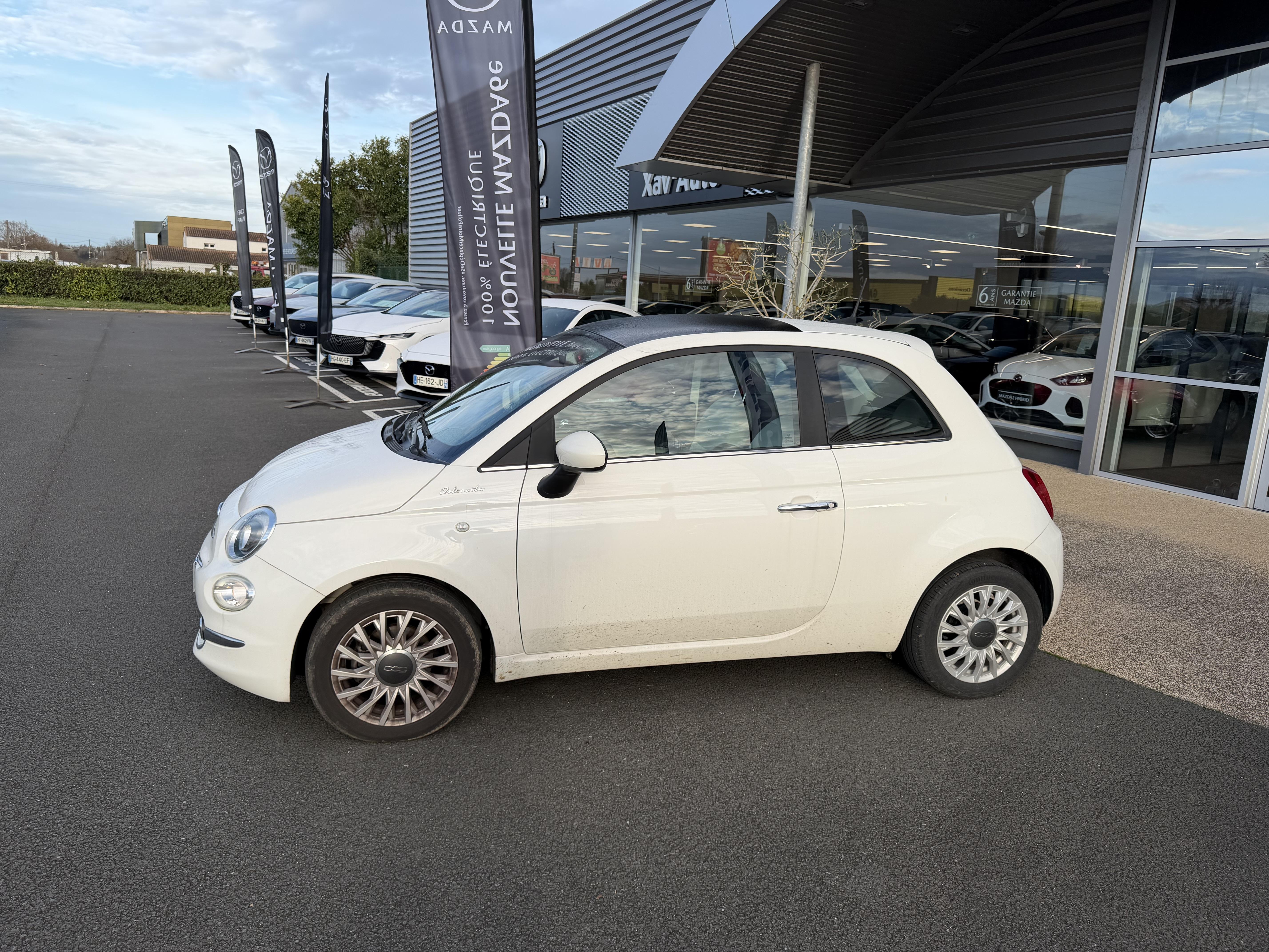 FIAT 500 1.0 70 ch Hybride BSG S/S Dolcevita - Véhicule Occasion Océane Auto