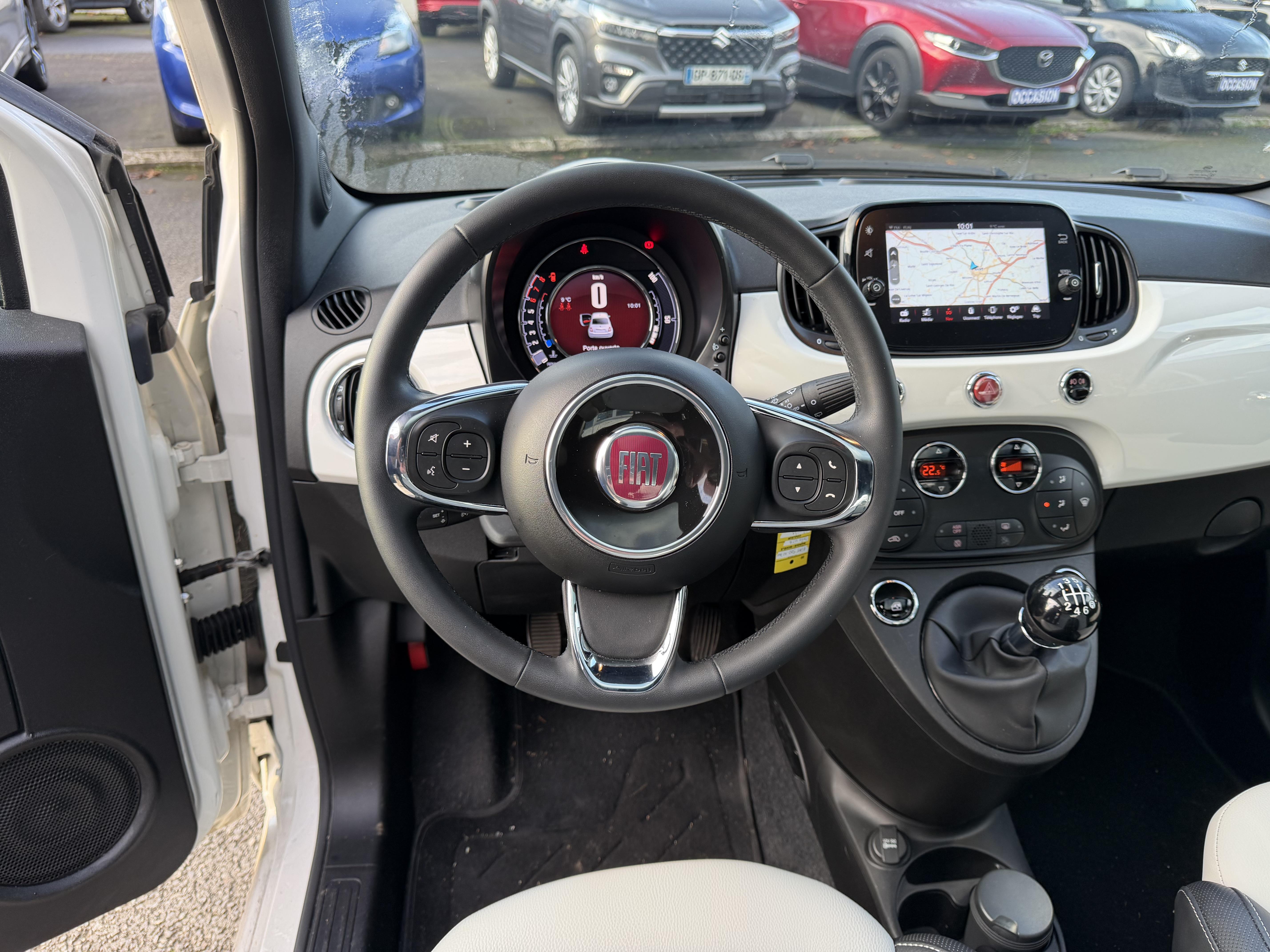 FIAT 500 1.0 70 ch Hybride BSG S/S Dolcevita - Véhicule Occasion Océane Auto