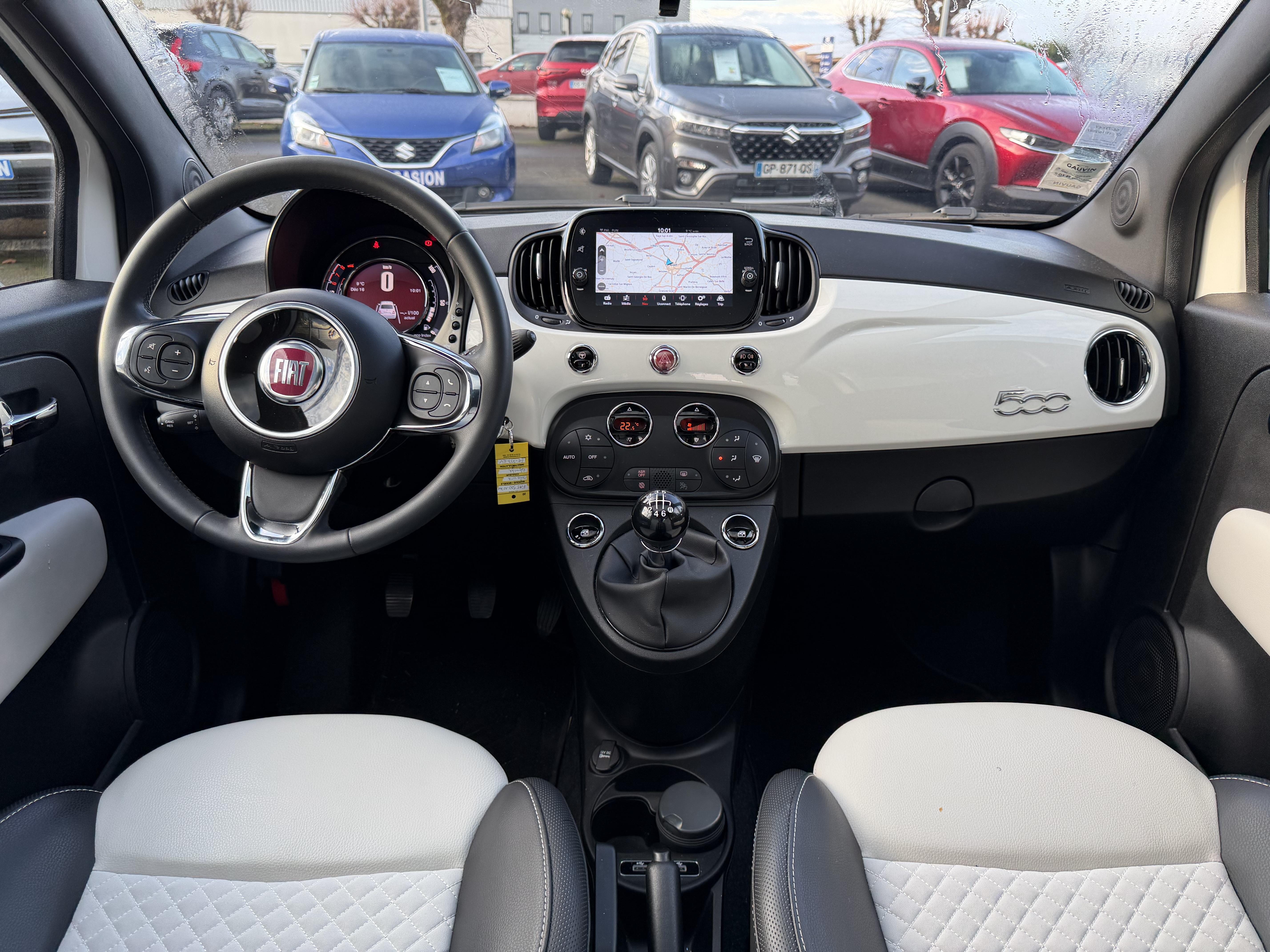 FIAT 500 1.0 70 ch Hybride BSG S/S Dolcevita - Véhicule Occasion Océane Auto