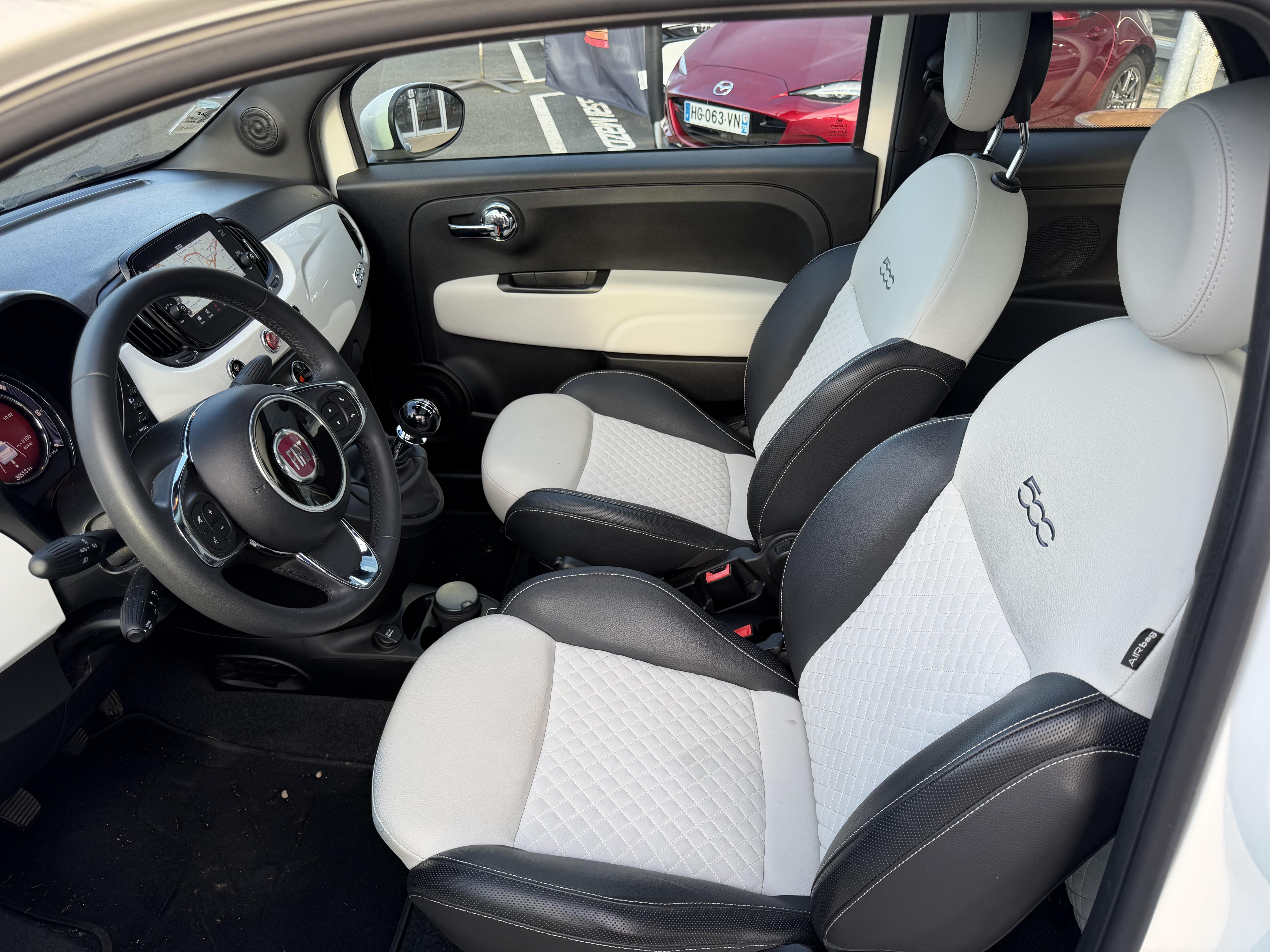 FIAT 500 1.0 70 ch Hybride BSG S/S Dolcevita - Véhicule Occasion Océane Auto