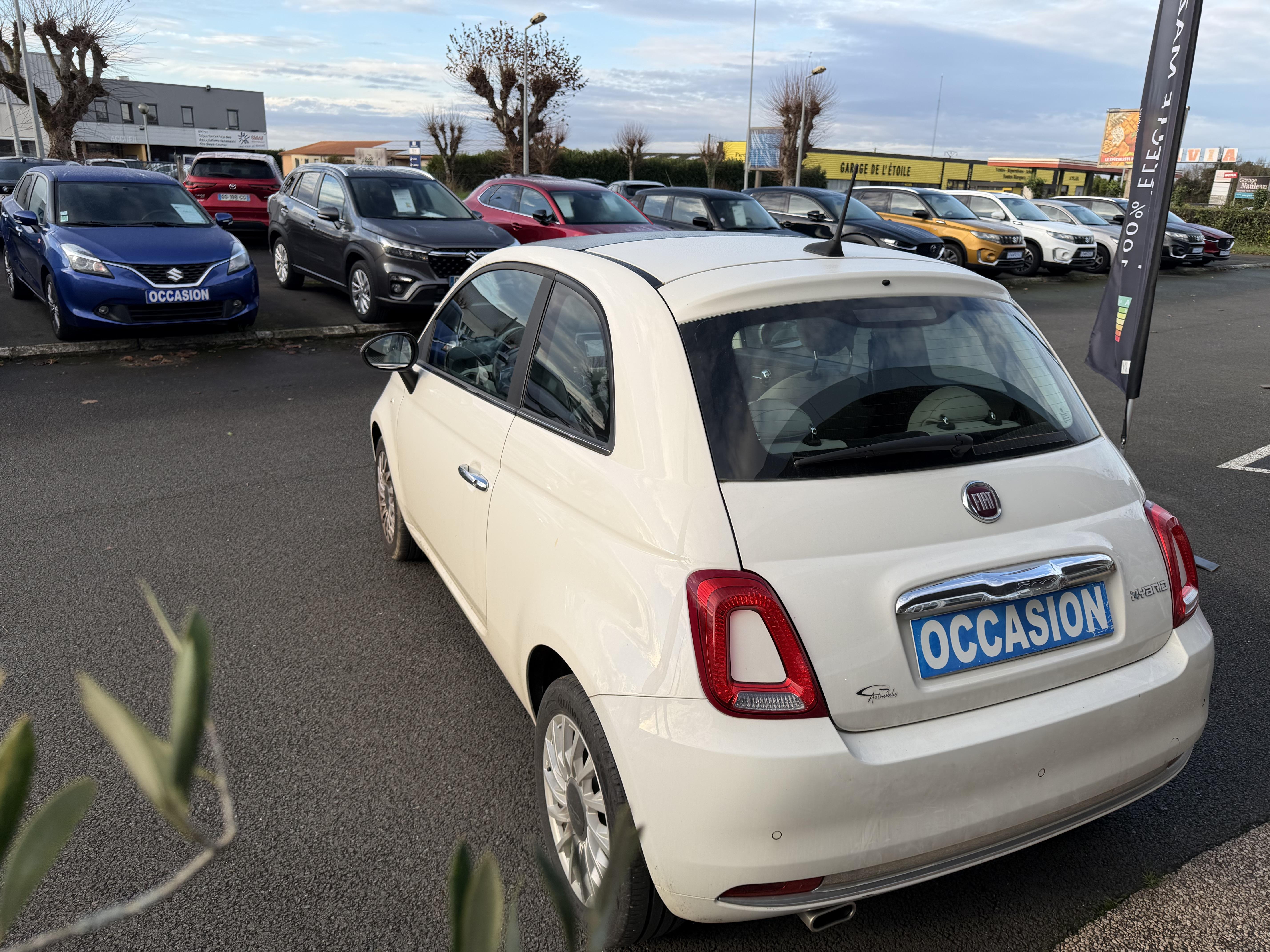 FIAT 500 1.0 70 ch Hybride BSG S/S Dolcevita - Véhicule Occasion Océane Auto