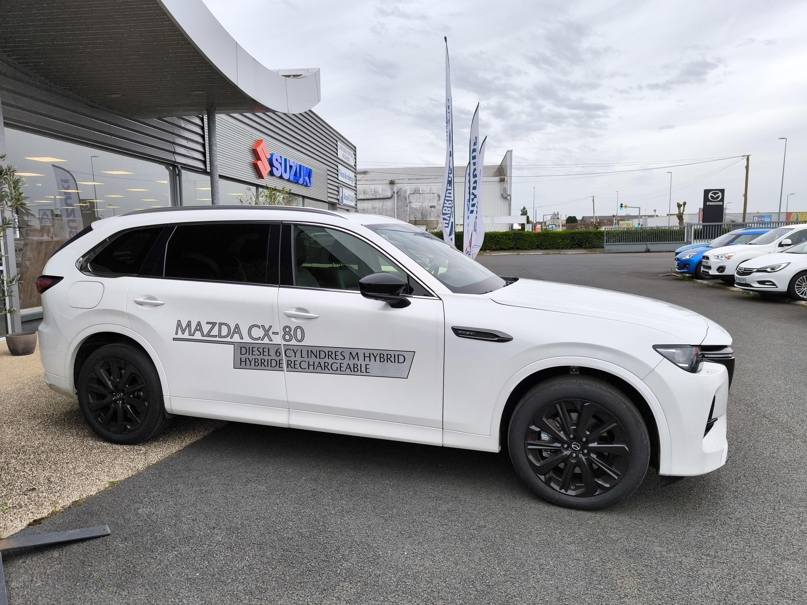MAZDA CX-80 2.5L e-SKYACTIV PHEV 327 ch 4x4 BVA8 Homura Plus - Véhicule Occasion - Océane Auto MAZDA CX-80 2.5L e-SKYACTIV PHEV 327 ch 4x4 BVA8 Homura Plus - Véhicule Occasion Océane Auto