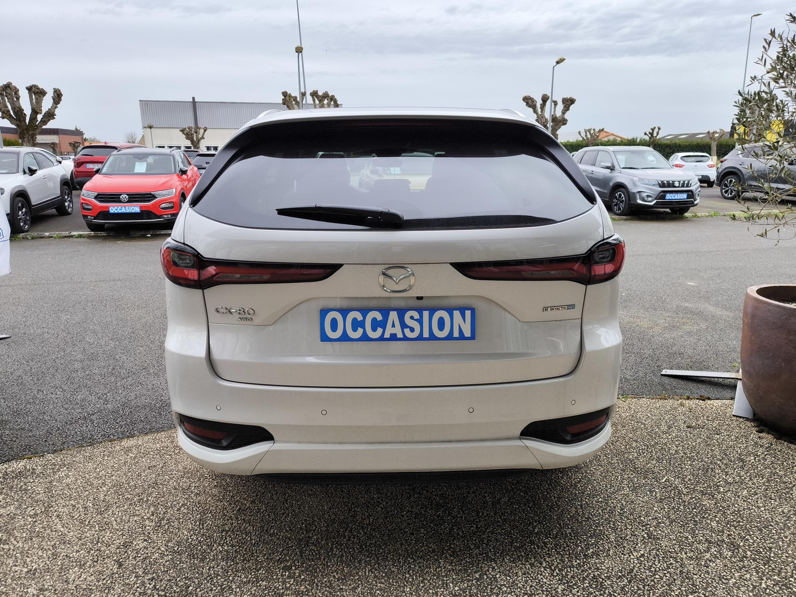 MAZDA CX-80 2.5L e-SKYACTIV PHEV 327 ch 4x4 BVA8 Homura Plus - Véhicule Occasion - Océane Auto MAZDA CX-80 2.5L e-SKYACTIV PHEV 327 ch 4x4 BVA8 Homura Plus - Véhicule Occasion Océane Auto