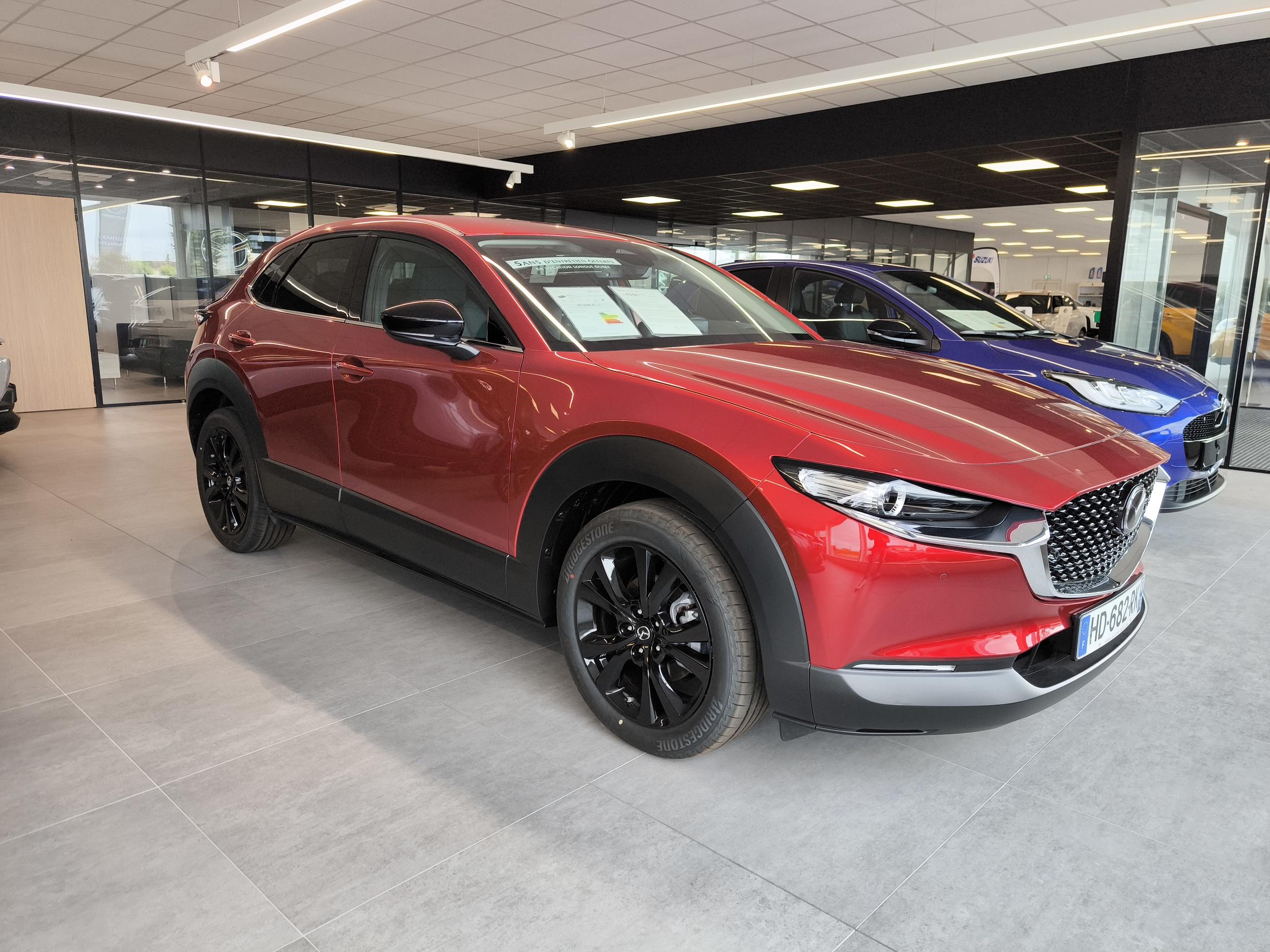 MAZDA CX-30 2.0L e-SKYACTIV X M Hybrid 186 ch 4x2 BVA6 Homura - Véhicule Occasion - Océane Auto MAZDA CX-30 2.0L e-SKYACTIV X M Hybrid 186 ch 4x2 BVA6 Homura - Véhicule Occasion Océane Auto