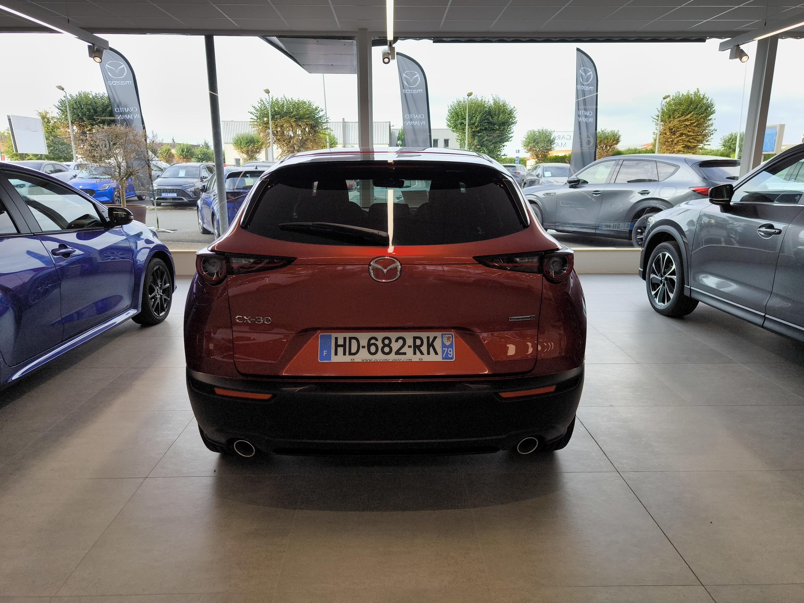 MAZDA CX-30 2.0L e-SKYACTIV X M Hybrid 186 ch 4x2 BVA6 Homura - Véhicule Occasion - Océane Auto MAZDA CX-30 2.0L e-SKYACTIV X M Hybrid 186 ch 4x2 BVA6 Homura - Véhicule Occasion Océane Auto