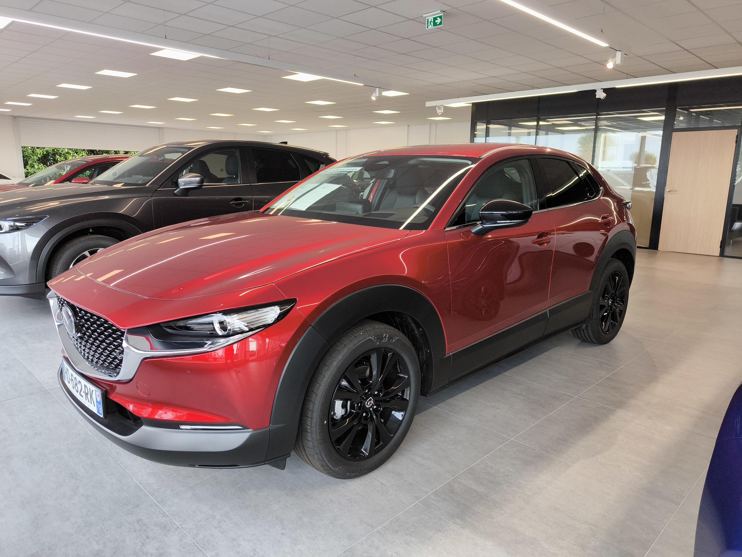 MAZDA CX-30 2.0L e-SKYACTIV X M Hybrid 186 ch 4x2 BVA6 Homura - Véhicule Occasion - Océane Auto MAZDA CX-30 2.0L e-SKYACTIV X M Hybrid 186 ch 4x2 BVA6 Homura - Véhicule Occasion Océane Auto
