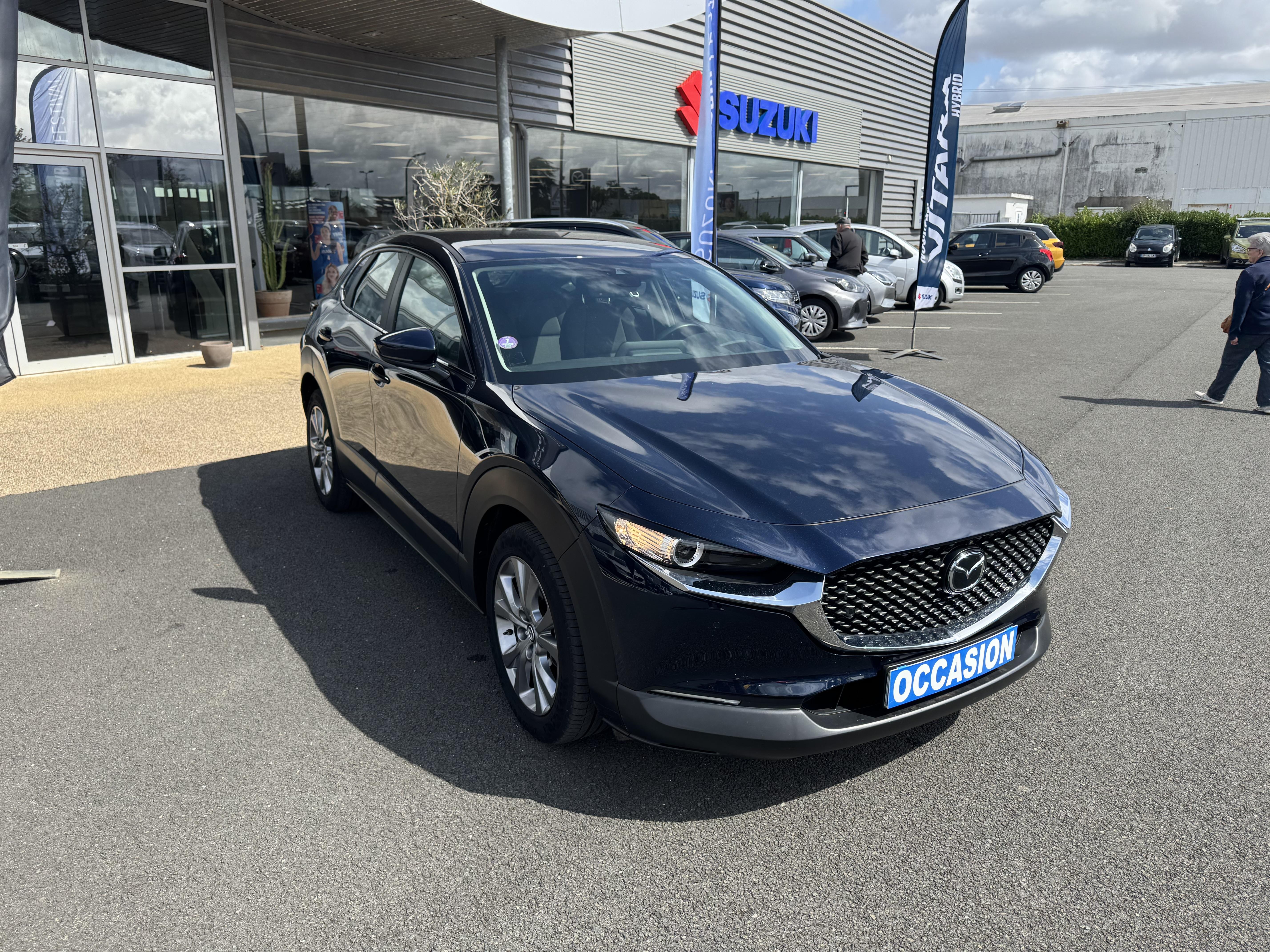 MAZDA CX-30 2.0L e-SKYACTIV G M Hybrid 122 ch 4x2 BVA6 Style - Véhicule Occasion - Océane Auto MAZDA CX-30 2.0L e-SKYACTIV G M Hybrid 122 ch 4x2 BVA6 Style - Véhicule Occasion Océane Auto