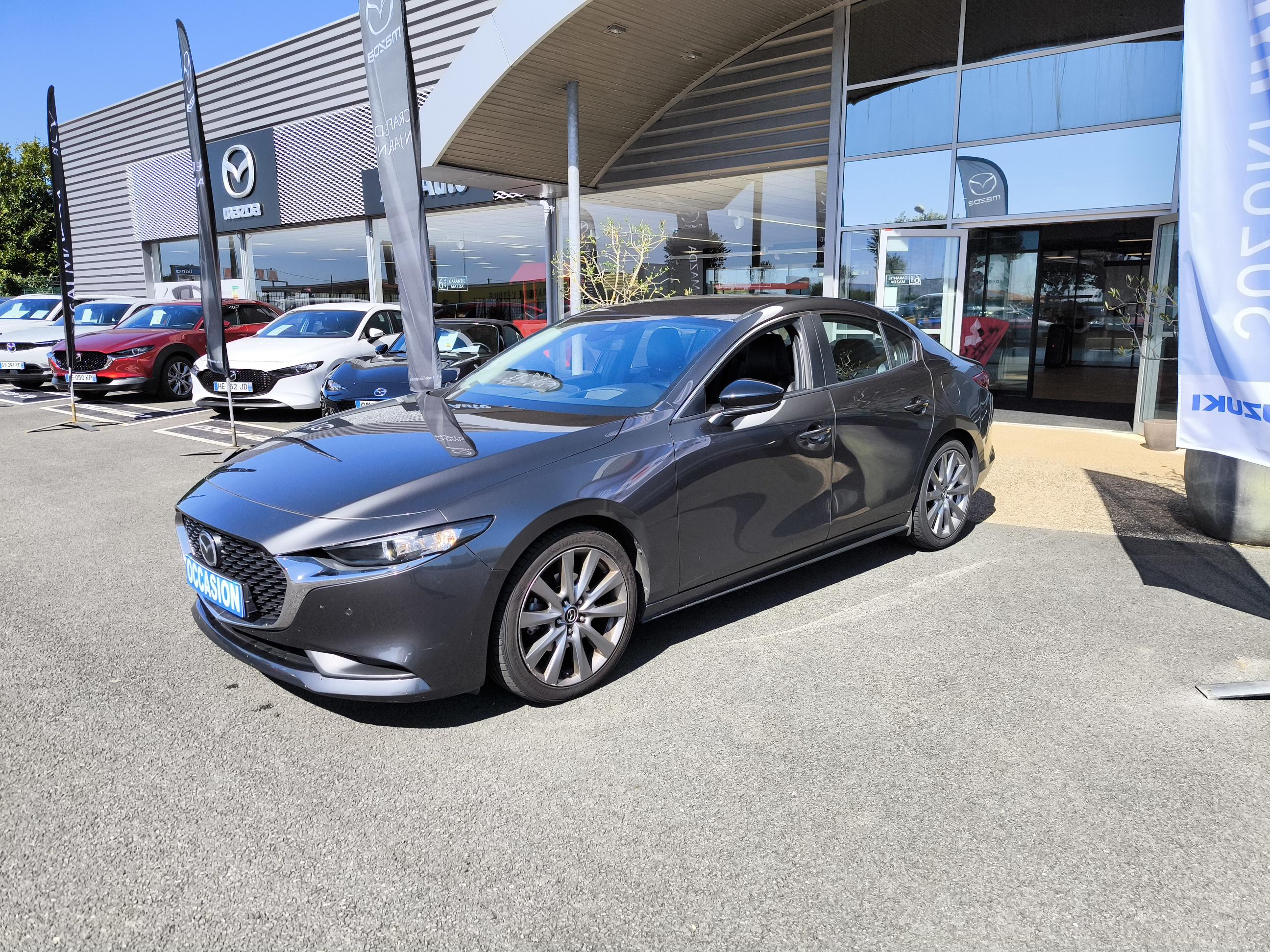 MAZDA Mazda3 Berline 2.0L SKYACTIV-G M Hybrid 122 ch BVA6 Inspiration - Véhicule Occasion Océane Auto