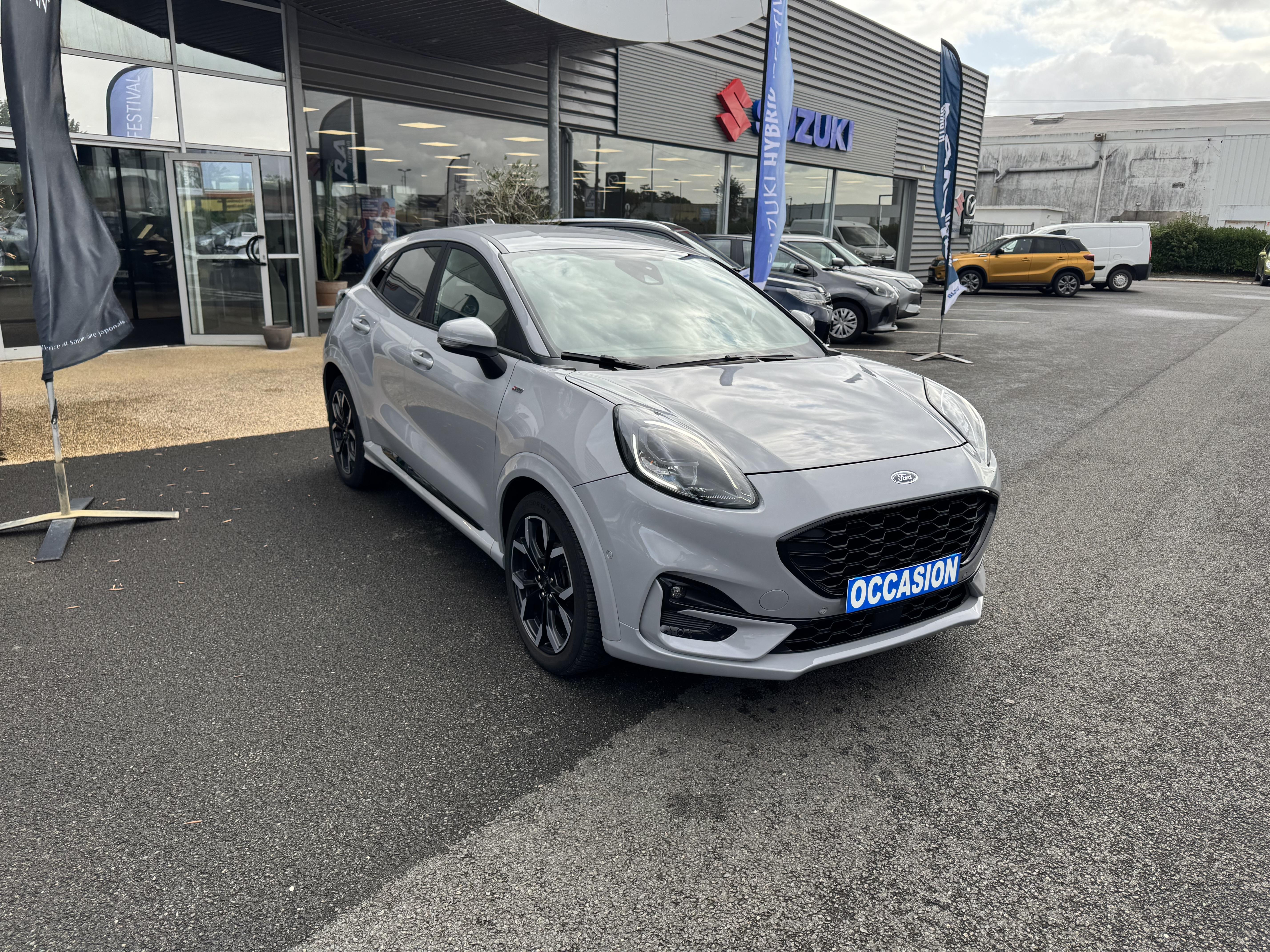 FORD Puma 1.0 Flexifuel 125 ch S&S BVM6 ST-Line X - Véhicule Occasion - Océane Auto FORD Puma 1.0 Flexifuel 125 ch S&S BVM6 ST-Line X - Véhicule Occasion Océane Auto