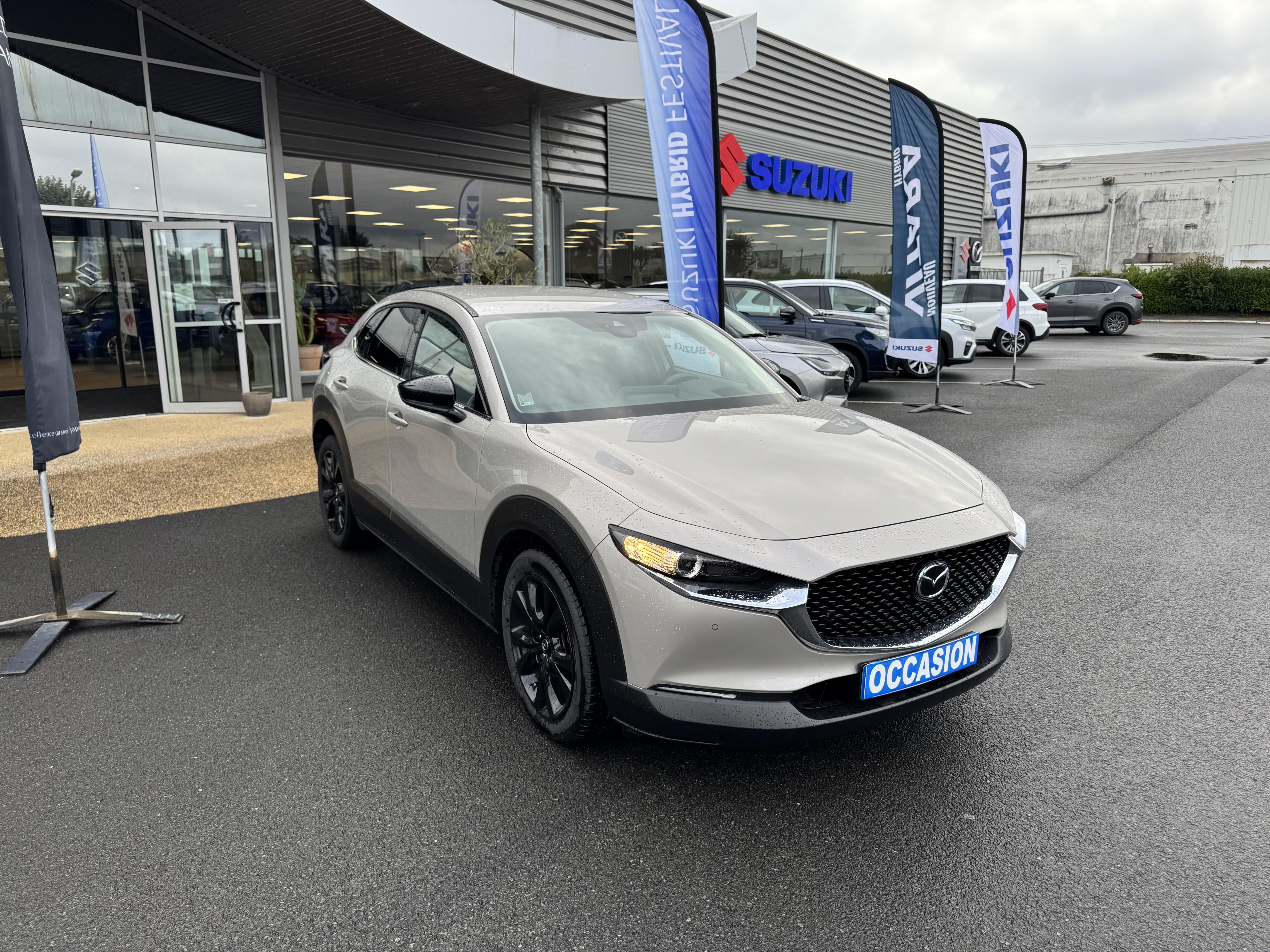 MAZDA CX-30 2.0L e-SKYACTIV X M Hybrid 186 ch 4x2 BVA6 Homura - Véhicule Occasion - Océane Auto MAZDA CX-30 2.0L e-SKYACTIV X M Hybrid 186 ch 4x2 BVA6 Homura - Véhicule Occasion Océane Auto