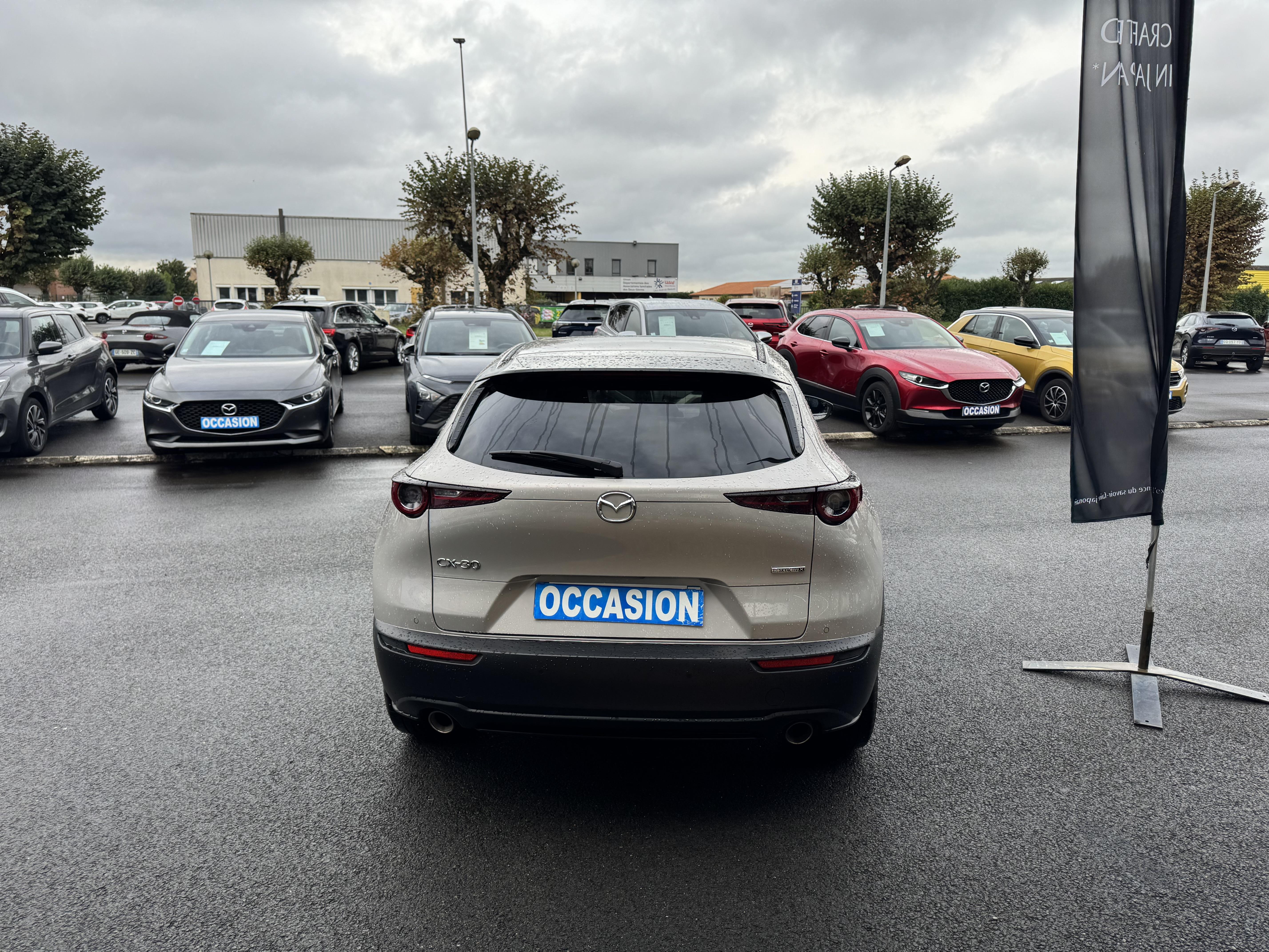 MAZDA CX-30 2.0L e-SKYACTIV X M Hybrid 186 ch 4x2 BVA6 Homura - Véhicule Occasion - Océane Auto MAZDA CX-30 2.0L e-SKYACTIV X M Hybrid 186 ch 4x2 BVA6 Homura - Véhicule Occasion Océane Auto