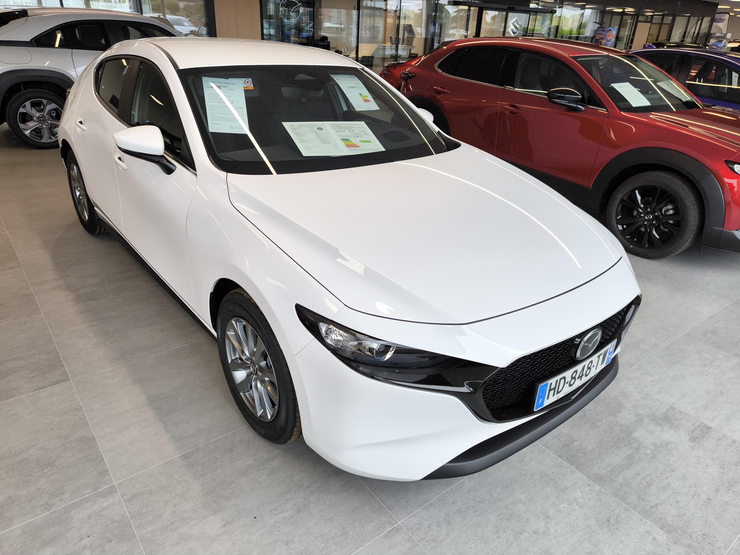MAZDA Mazda3 5 portes 2.5L e-SKYACTIV-G M Hybrid 140 ch BVA6 Prime-Line - Véhicule Occasion - Océane Auto MAZDA Mazda3 5 portes 2.5L e-SKYACTIV-G M Hybrid 140 ch BVA6 Prime-Line - Véhicule Occasion Océane Auto