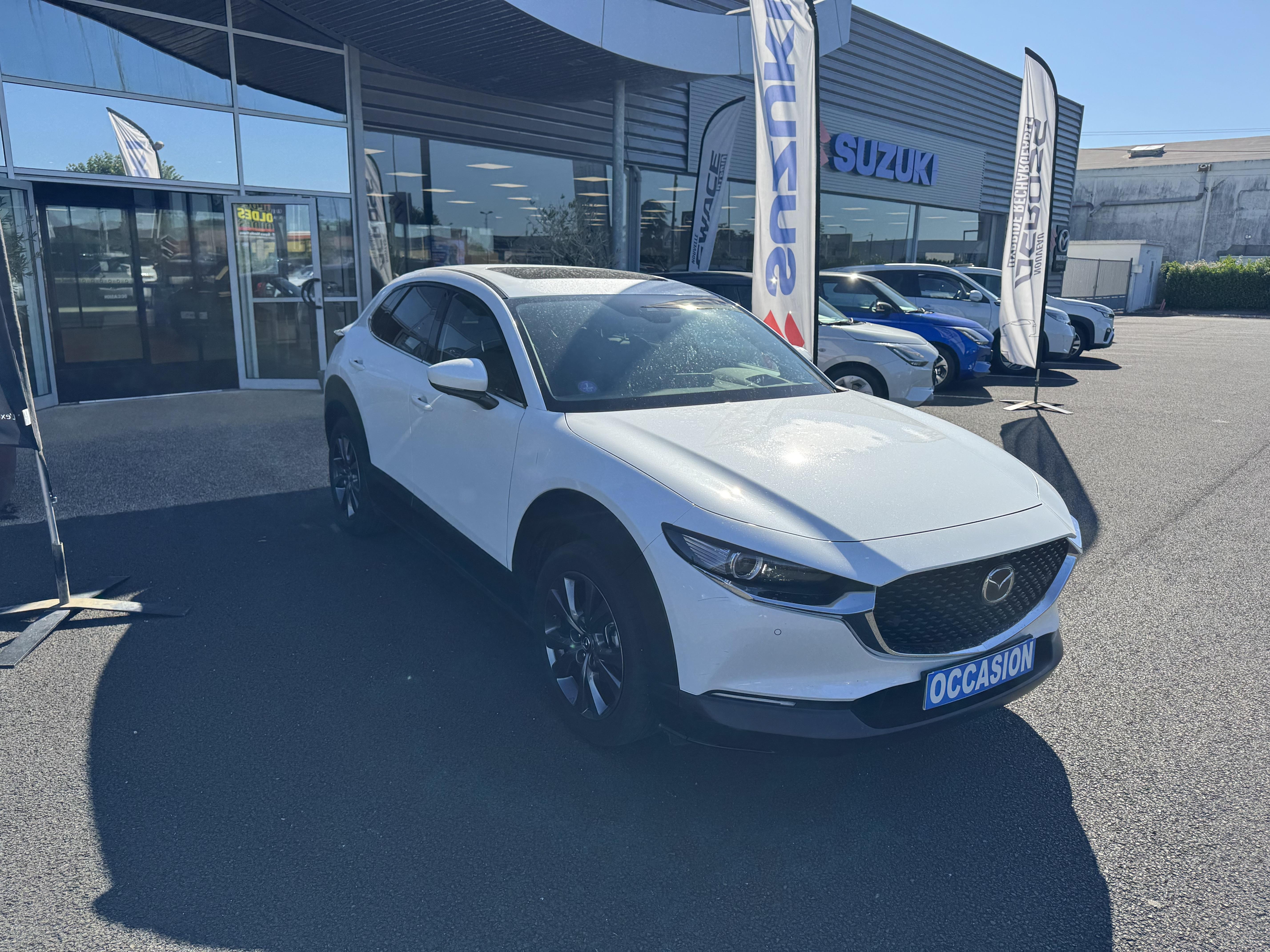 MAZDA CX-30 2.0L e-SKYACTIV X M Hybrid 186 ch 4x2 BVA6 Exclusive Bose - Véhicule Occasion - Océane Auto MAZDA CX-30 2.0L e-SKYACTIV X M Hybrid 186 ch 4x2 BVA6 Exclusive Bose - Véhicule Occasion Océane Auto