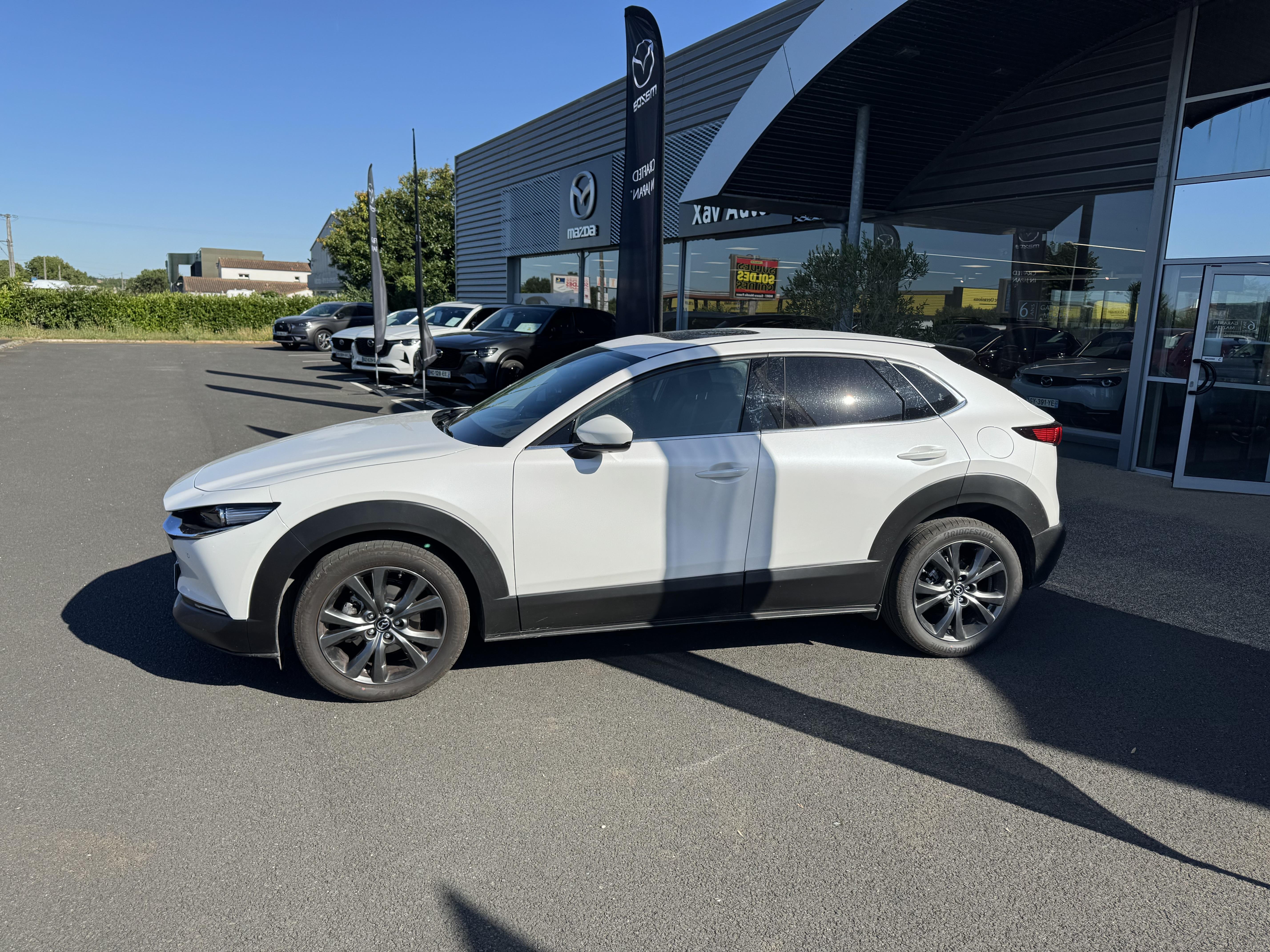 MAZDA CX-30 2.0L e-SKYACTIV X M Hybrid 186 ch 4x2 BVA6 Exclusive Bose - Véhicule Occasion - Océane Auto MAZDA CX-30 2.0L e-SKYACTIV X M Hybrid 186 ch 4x2 BVA6 Exclusive Bose - Véhicule Occasion Océane Auto