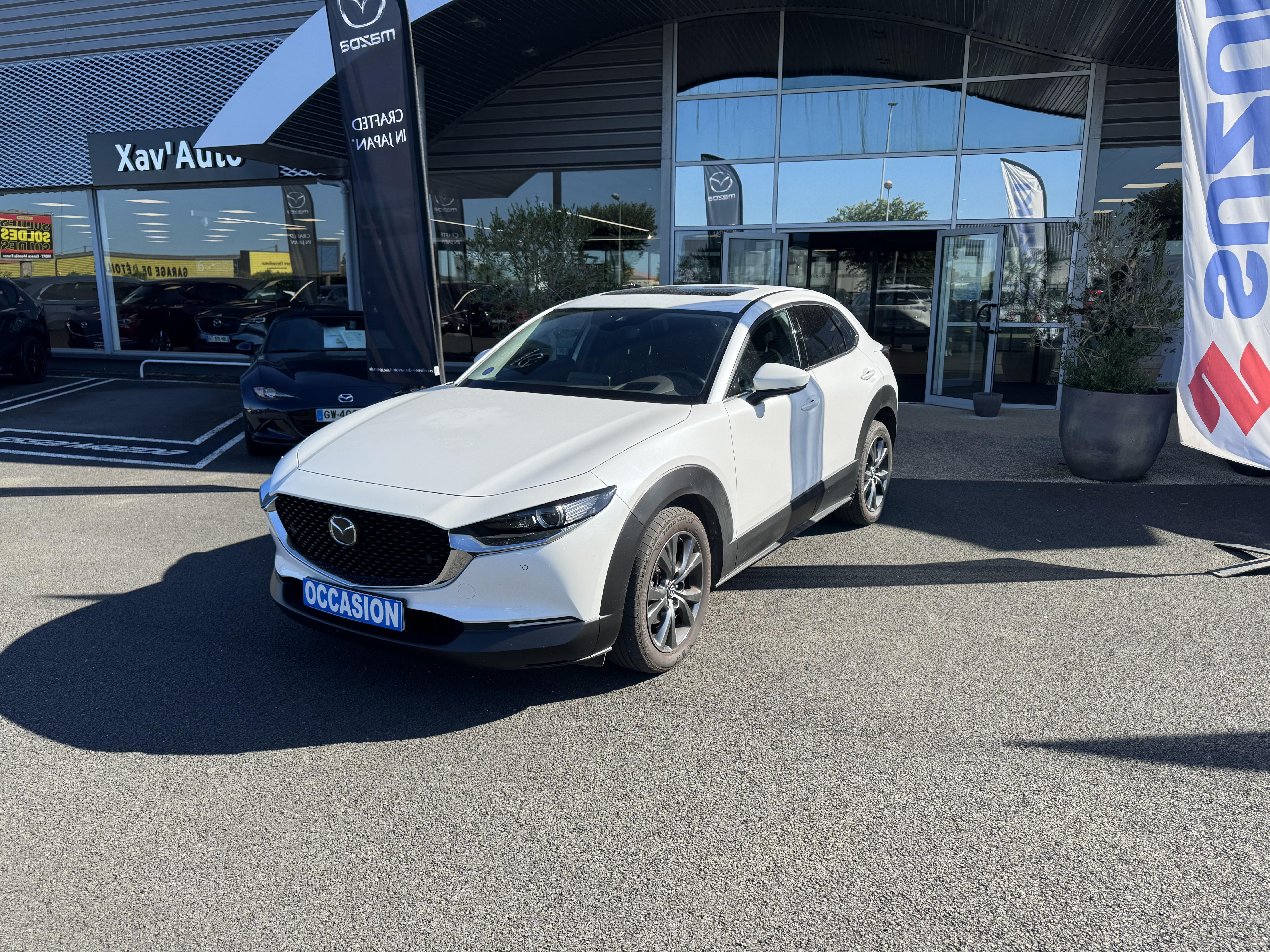 MAZDA CX-30 2.0L e-SKYACTIV X M Hybrid 186 ch 4x2 BVA6 Exclusive Bose - Véhicule Occasion - Océane Auto MAZDA CX-30 2.0L e-SKYACTIV X M Hybrid 186 ch 4x2 BVA6 Exclusive Bose - Véhicule Occasion Océane Auto
