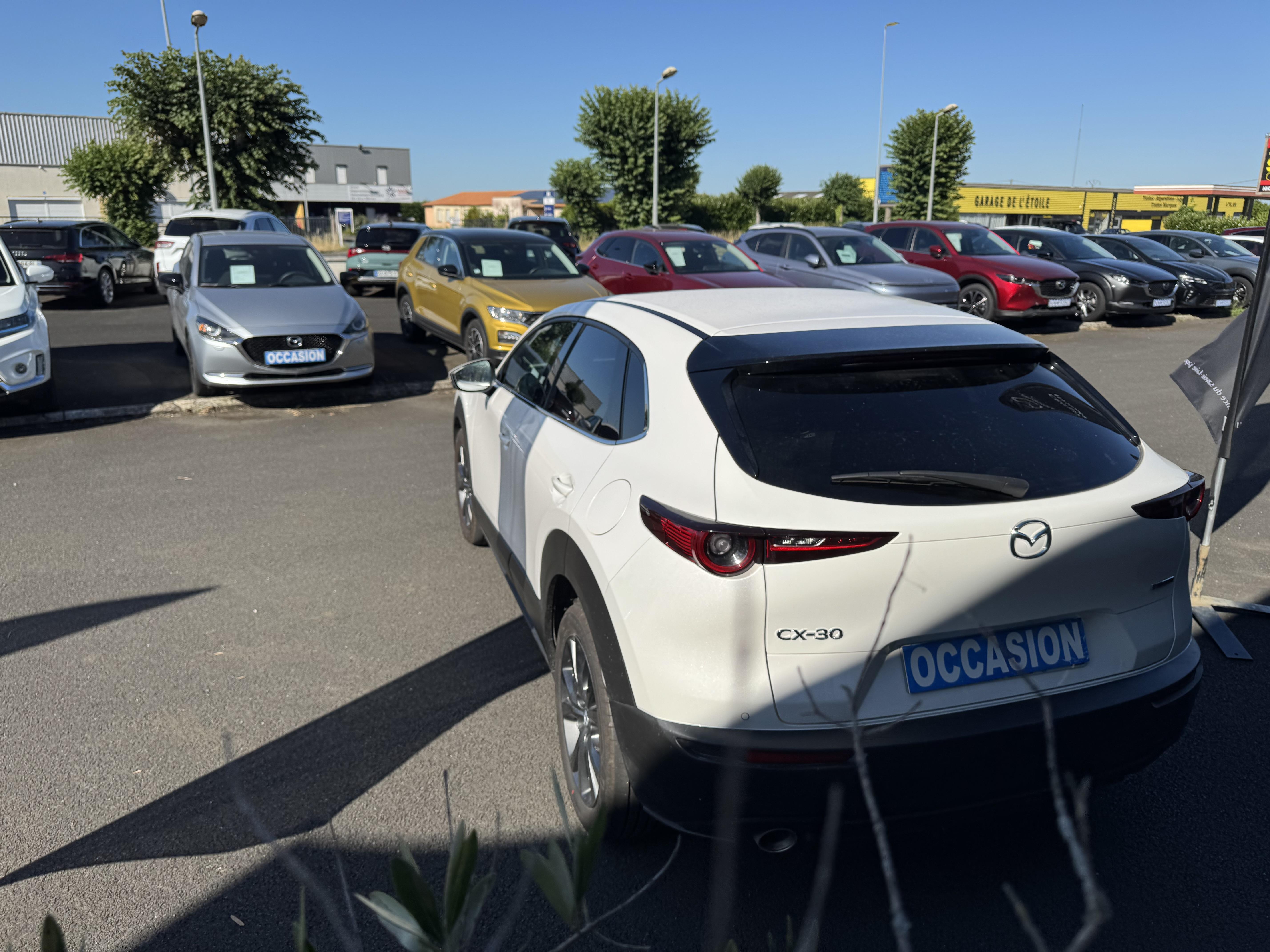 MAZDA CX-30 2.0L e-SKYACTIV X M Hybrid 186 ch 4x2 BVA6 Exclusive Bose - Véhicule Occasion - Océane Auto MAZDA CX-30 2.0L e-SKYACTIV X M Hybrid 186 ch 4x2 BVA6 Exclusive Bose - Véhicule Occasion Océane Auto