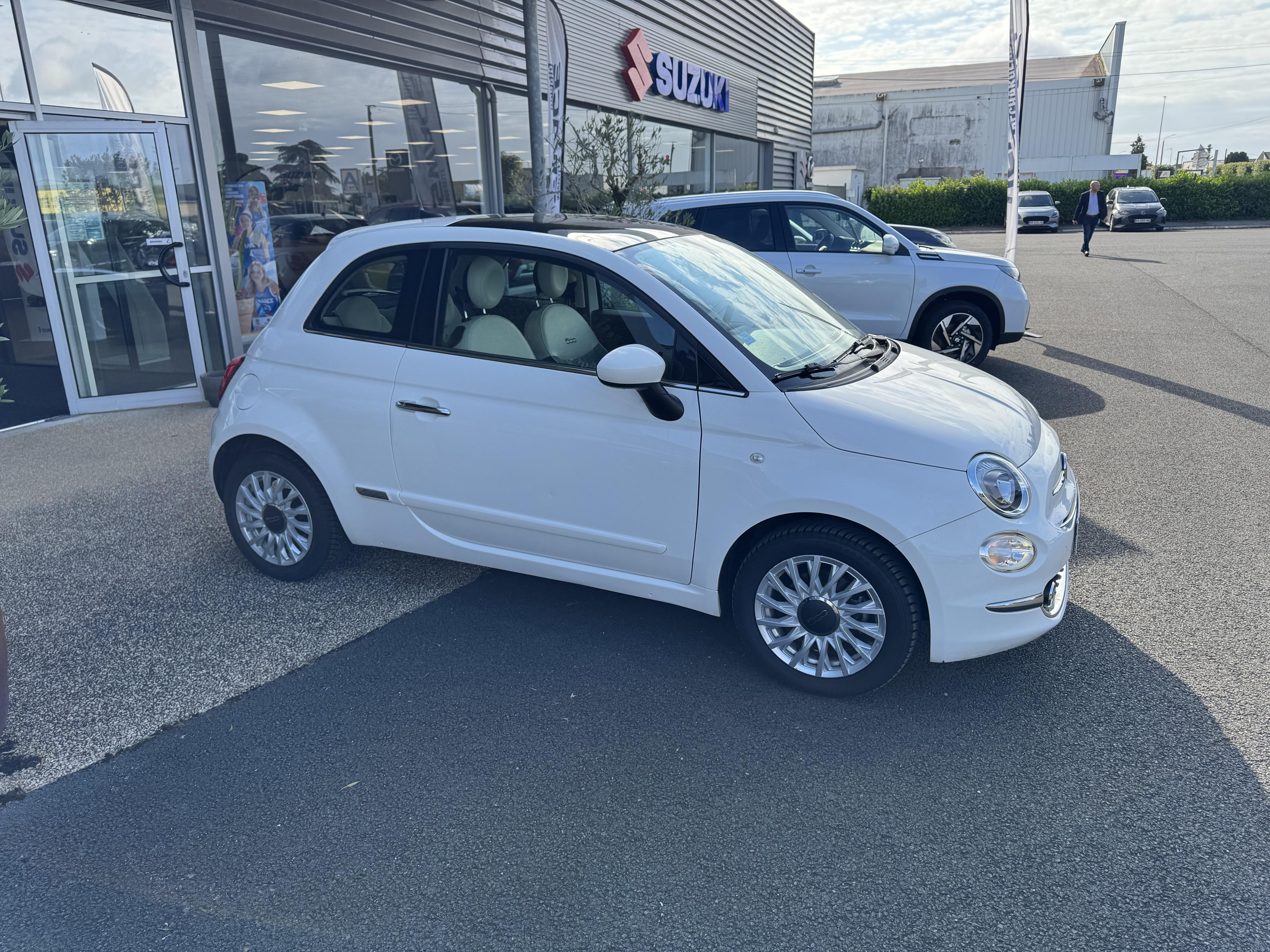 FIAT 500 1.2 69 ch Eco Pack Lounge - Véhicule Occasion - Océane Auto FIAT 500 1.2 69 ch Eco Pack Lounge - Véhicule Occasion Océane Auto