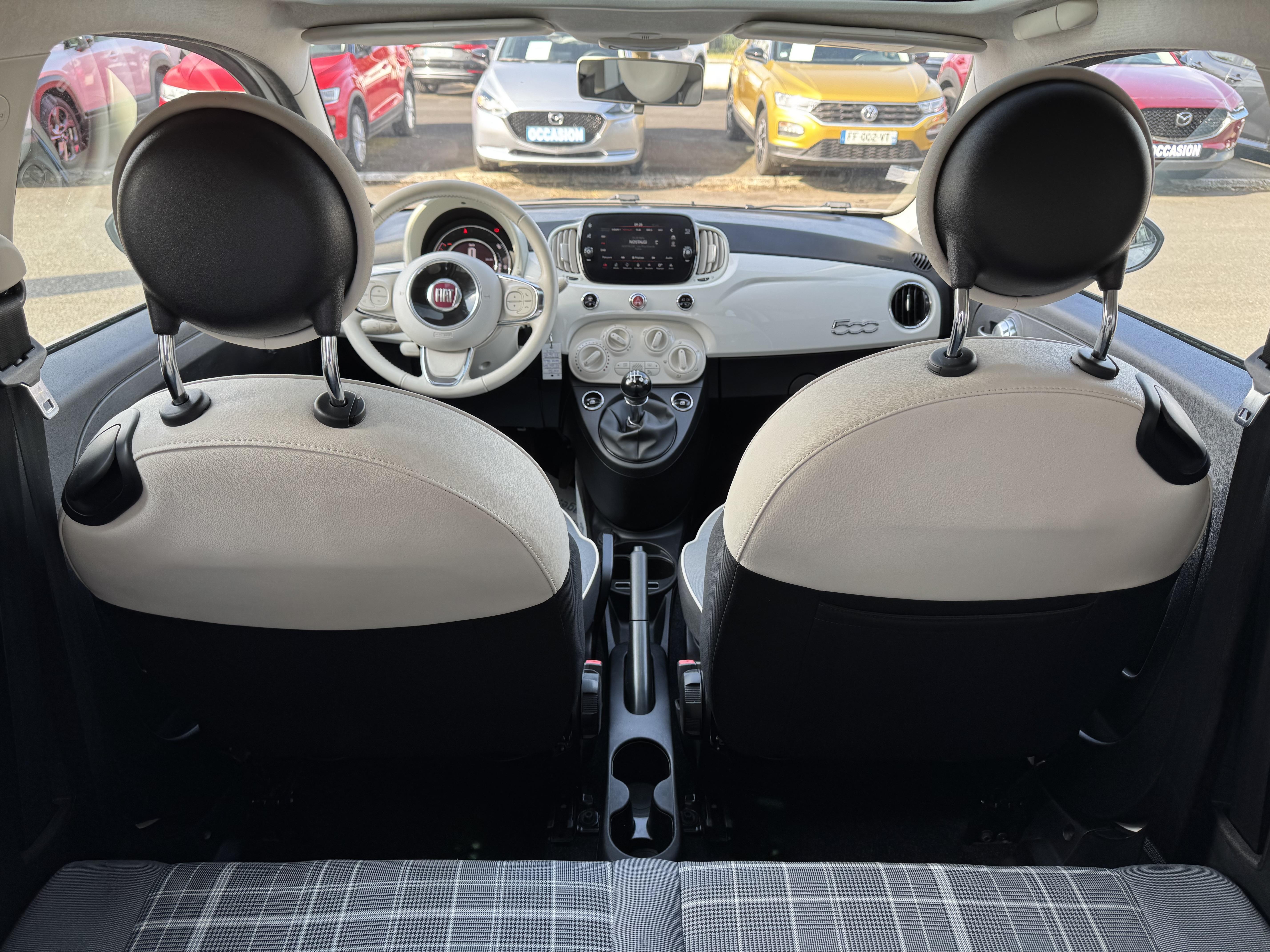 FIAT 500 1.2 69 ch Eco Pack Lounge - Véhicule Occasion - Océane Auto FIAT 500 1.2 69 ch Eco Pack Lounge - Véhicule Occasion Océane Auto
