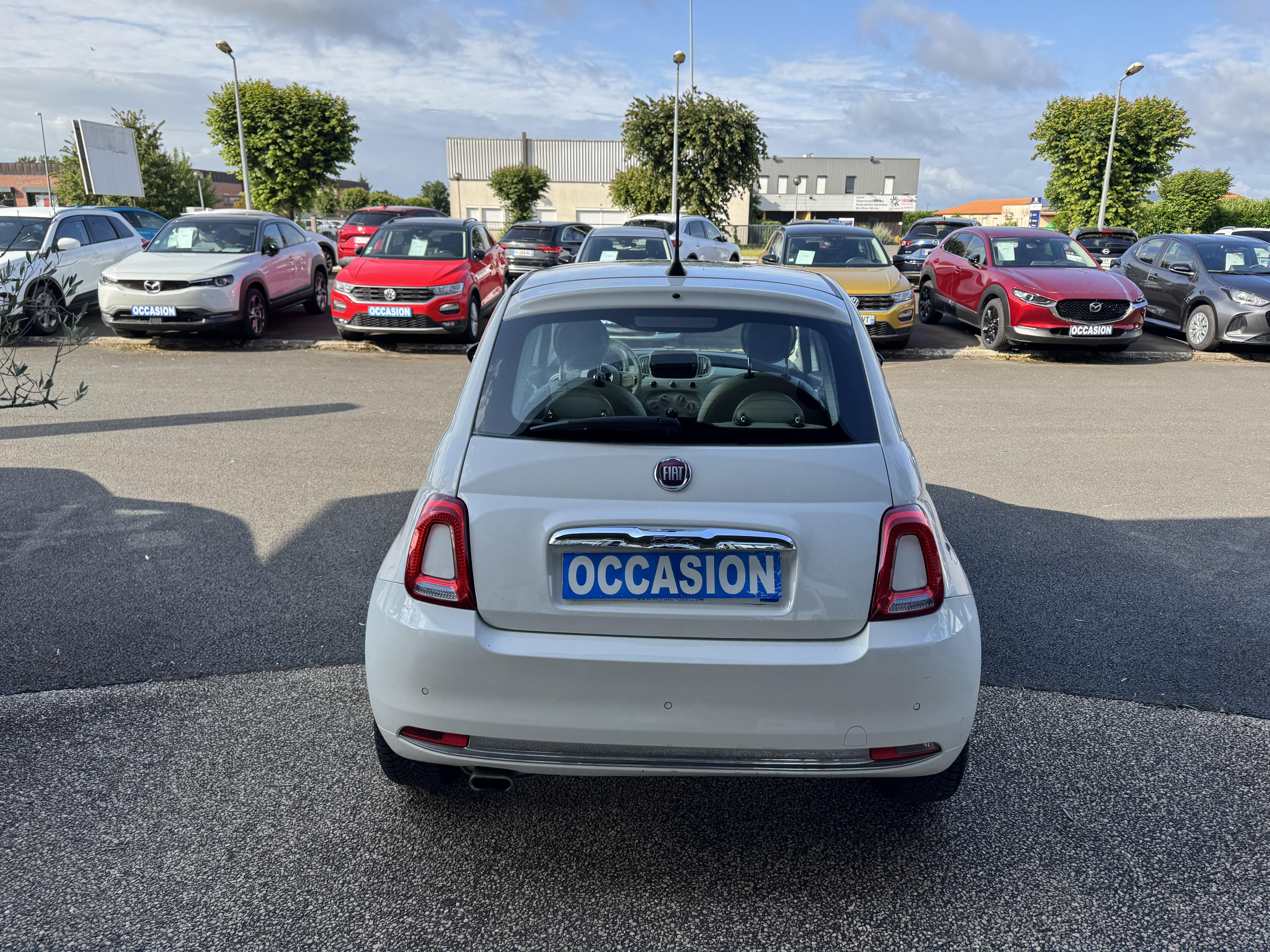 FIAT 500 1.2 69 ch Eco Pack Lounge - Véhicule Occasion - Océane Auto FIAT 500 1.2 69 ch Eco Pack Lounge - Véhicule Occasion Océane Auto