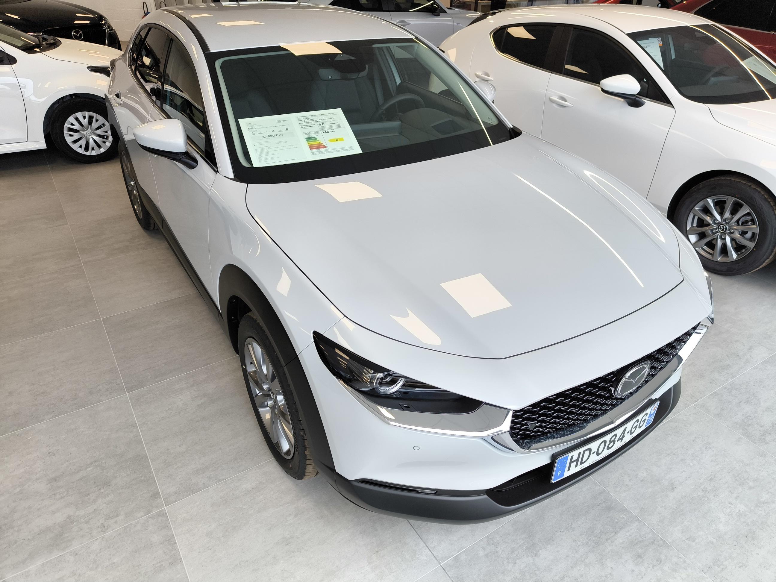 MAZDA CX-30 2.5L e-SKYACTIV G M Hybrid 140 ch 4x2 BVA6 Exclusive-Line - Véhicule Occasion - Océane Auto MAZDA CX-30 2.5L e-SKYACTIV G M Hybrid 140 ch 4x2 BVA6 Exclusive-Line - Véhicule Occasion Océane Auto