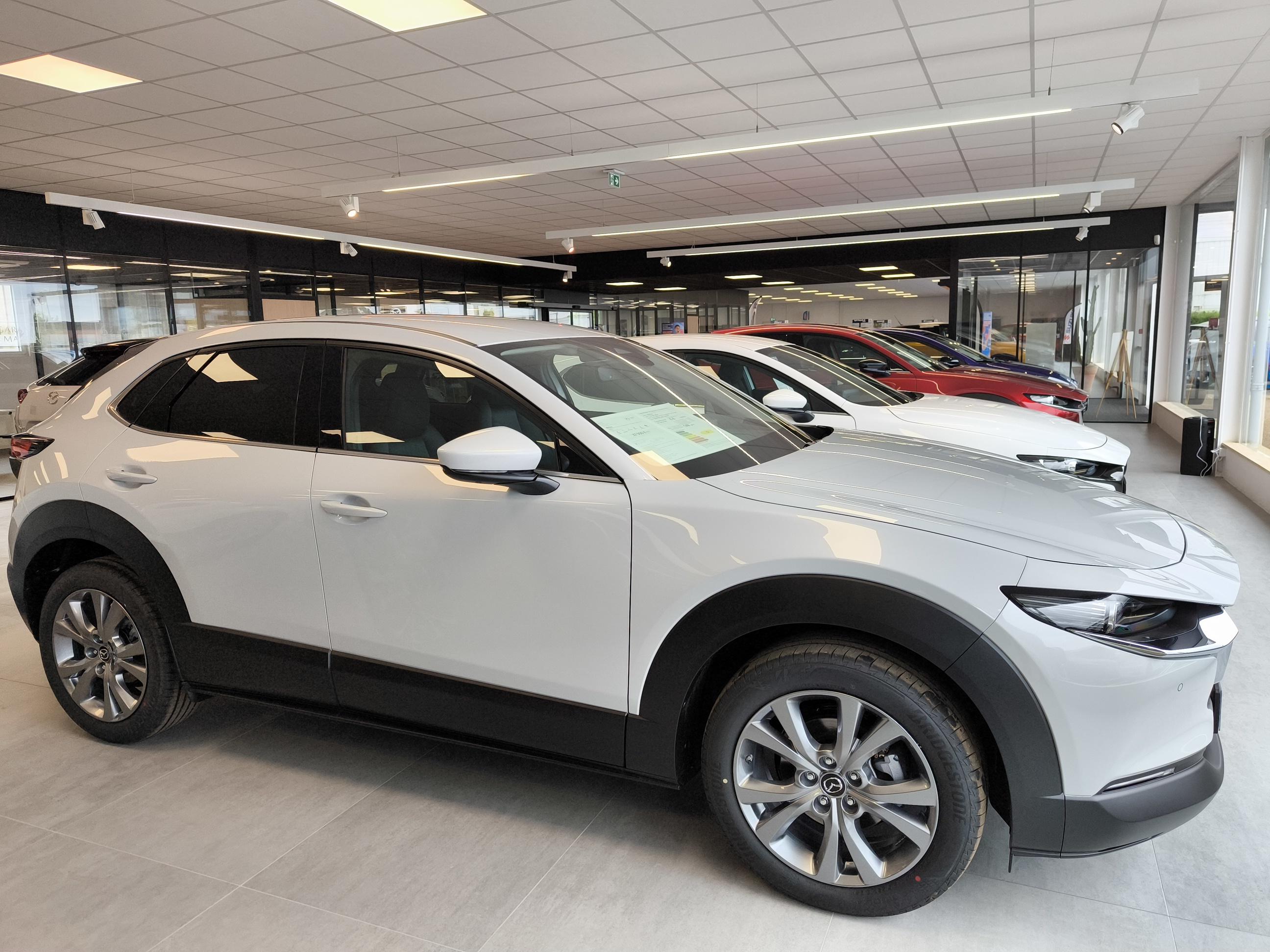 MAZDA CX-30 2.5L e-SKYACTIV G M Hybrid 140 ch 4x2 BVA6 Exclusive-Line - Véhicule Occasion - Océane Auto MAZDA CX-30 2.5L e-SKYACTIV G M Hybrid 140 ch 4x2 BVA6 Exclusive-Line - Véhicule Occasion Océane Auto