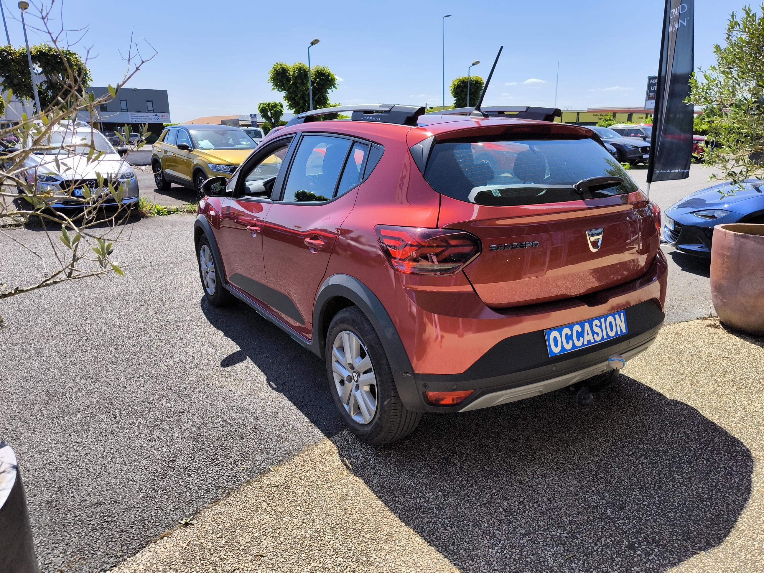 DACIA Sandero TCe 90 CVT Stepway Confort - Véhicule Occasion - Océane Auto DACIA Sandero TCe 90 CVT Stepway Confort - Véhicule Occasion Océane Auto