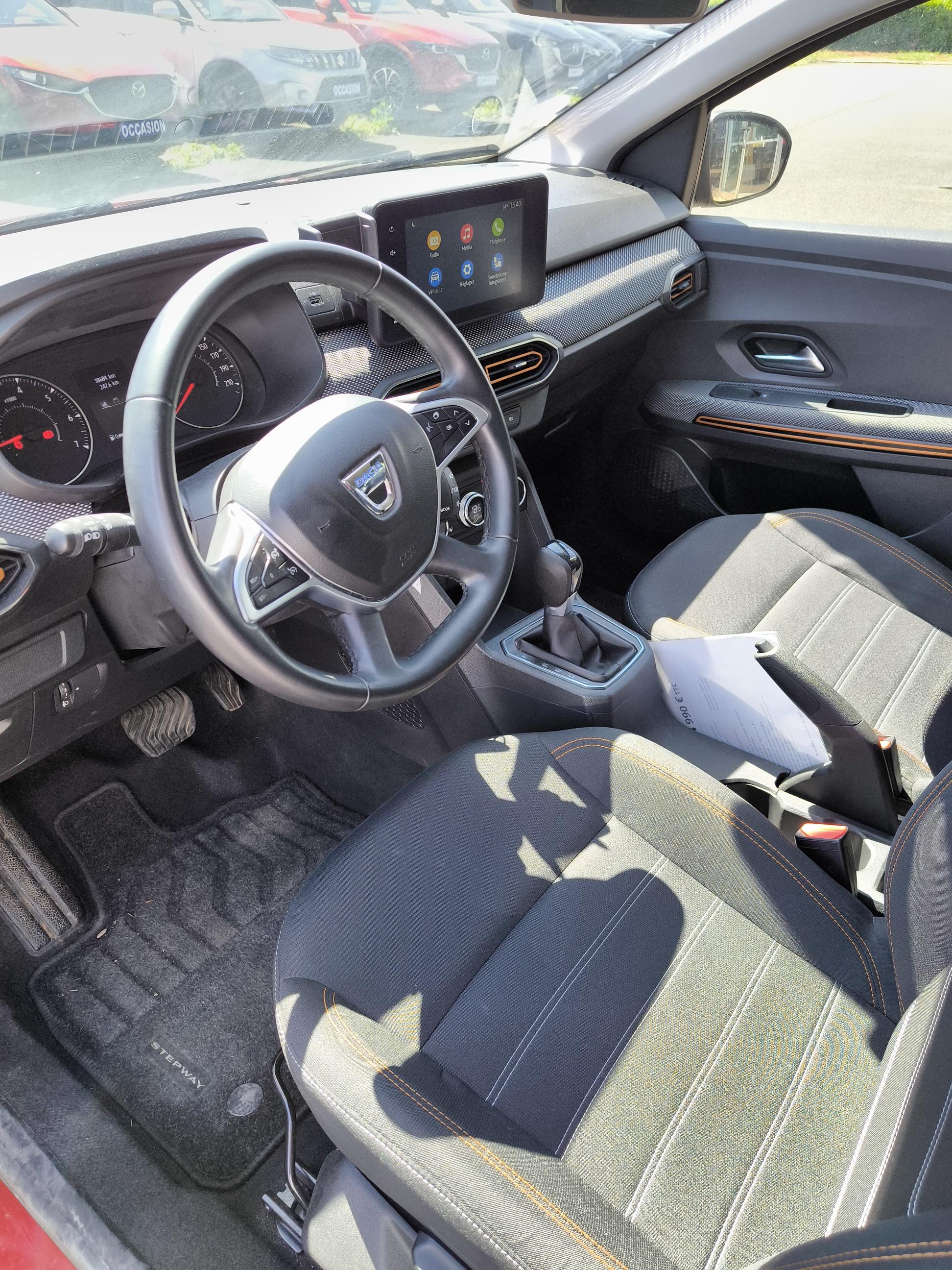 DACIA Sandero TCe 90 CVT Stepway Confort - Véhicule Occasion - Océane Auto DACIA Sandero TCe 90 CVT Stepway Confort - Véhicule Occasion Océane Auto