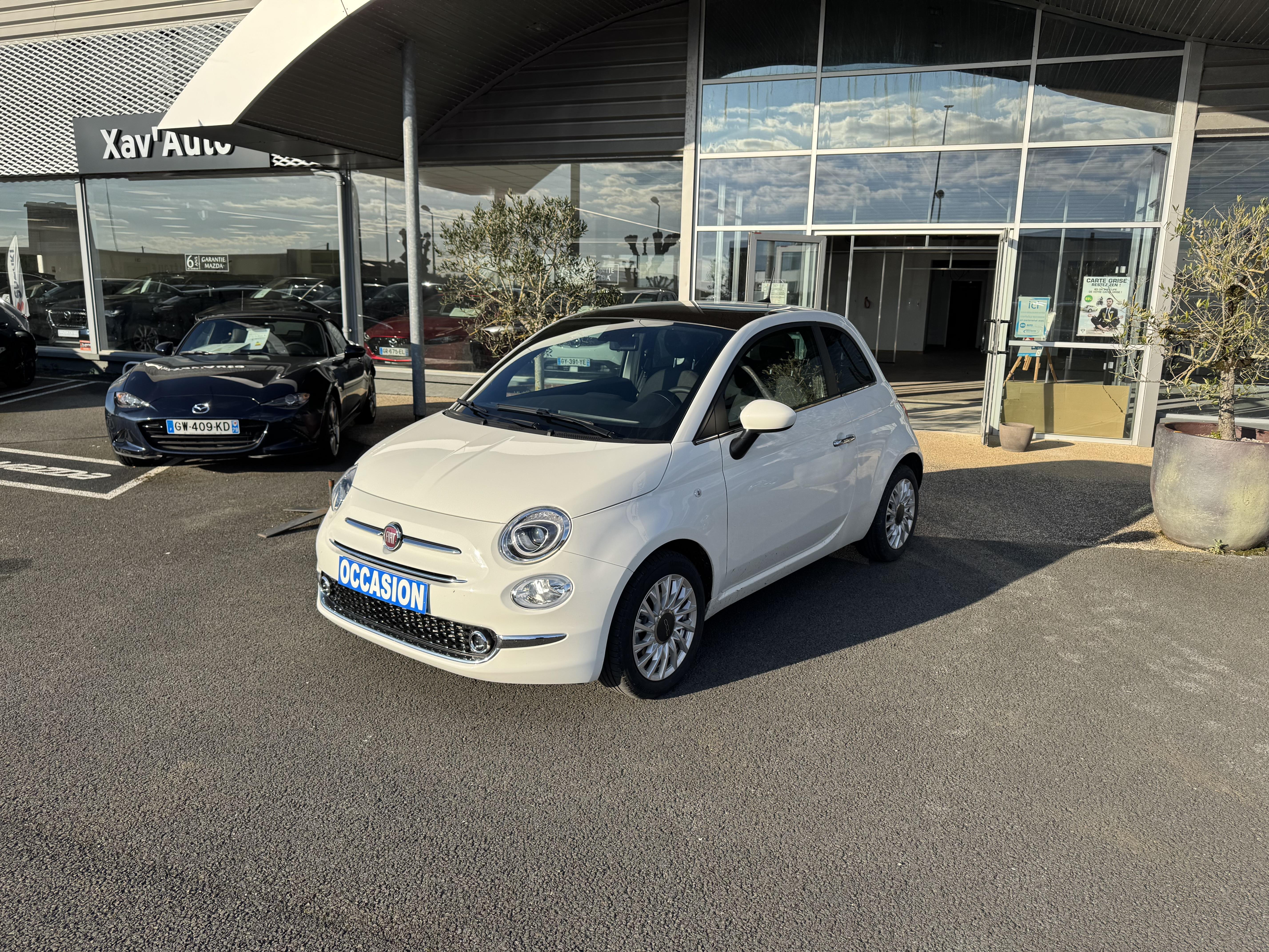 FIAT 500 1.0 70 ch Hybride BSG S/S Dolcevita - Véhicule Occasion Océane Auto