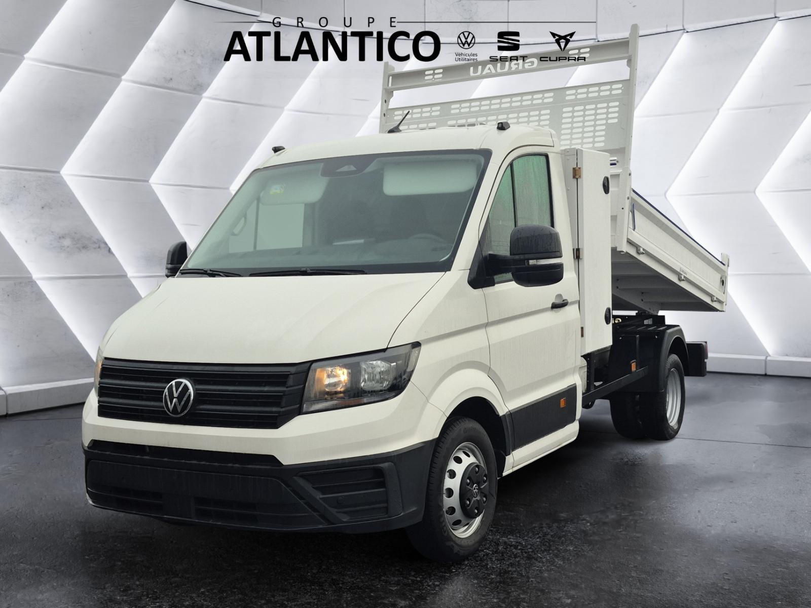VOLKSWAGEN UTILITAIRES CRAFTER CHASSIS CABINE (01/2020) — CRAFTER CSC BENNE COFFRE GRUAU PROP (RJ) 50 L3 2.0 TDI 163CH