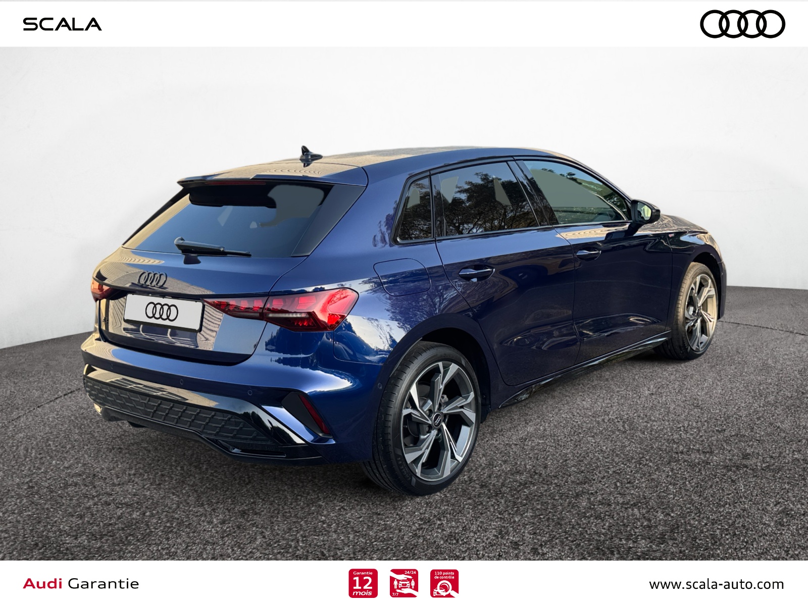 AUDI A3+SPORTBACK 34+ARRIERE+DROIT
