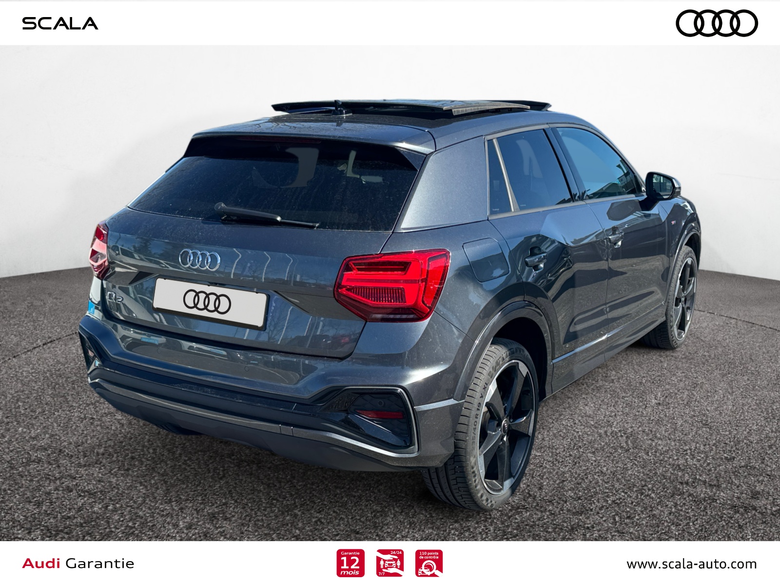 AUDI Q2 34+ARRIERE+DROIT