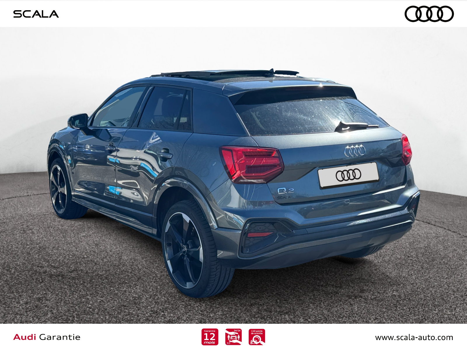 AUDI Q2 34+ARRIERE+GAUCHE