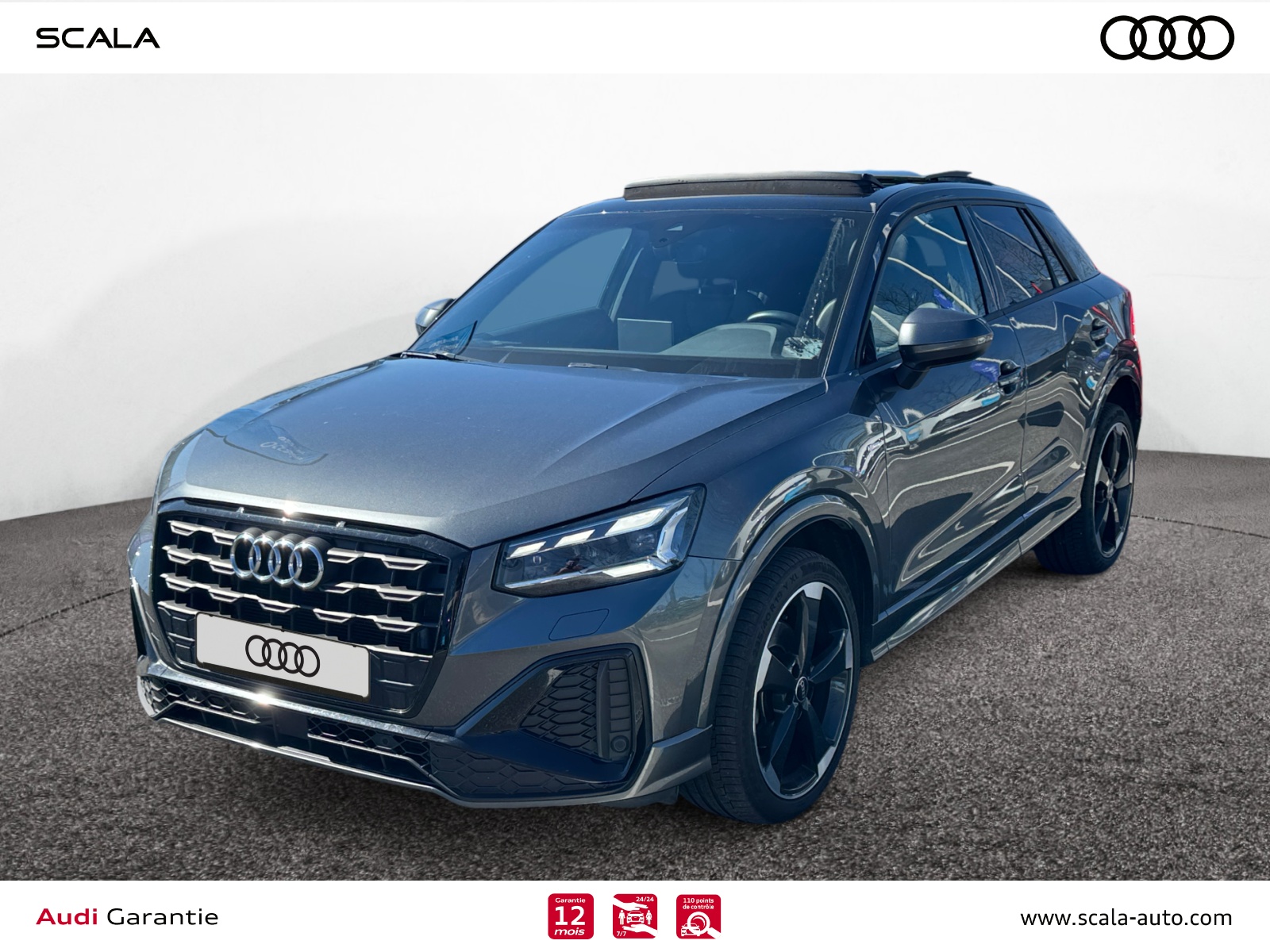 AUDI Q2 34+AVANT+GAUCHE