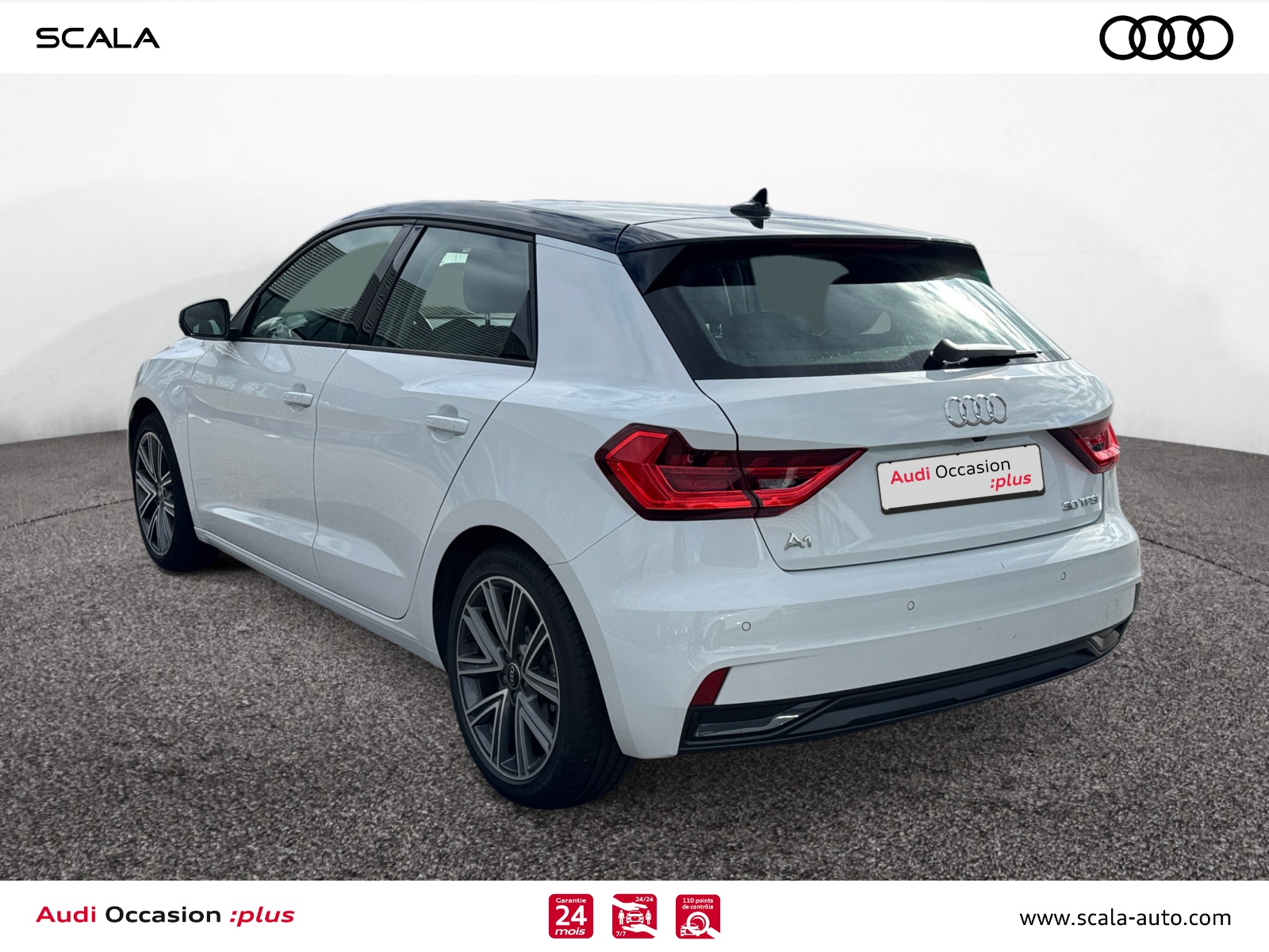 AUDI A1+SPORTBACK 34+ARRIERE+GAUCHE