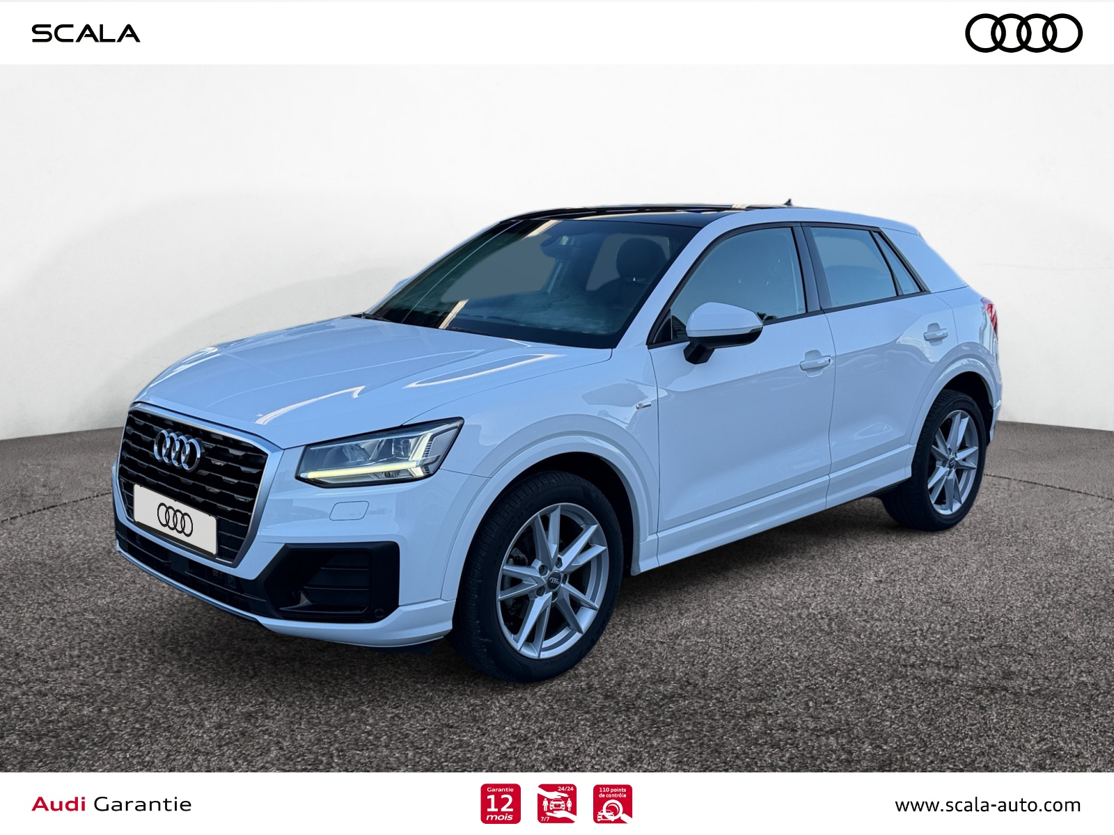 AUDI Q2 34+AVANT+GAUCHE