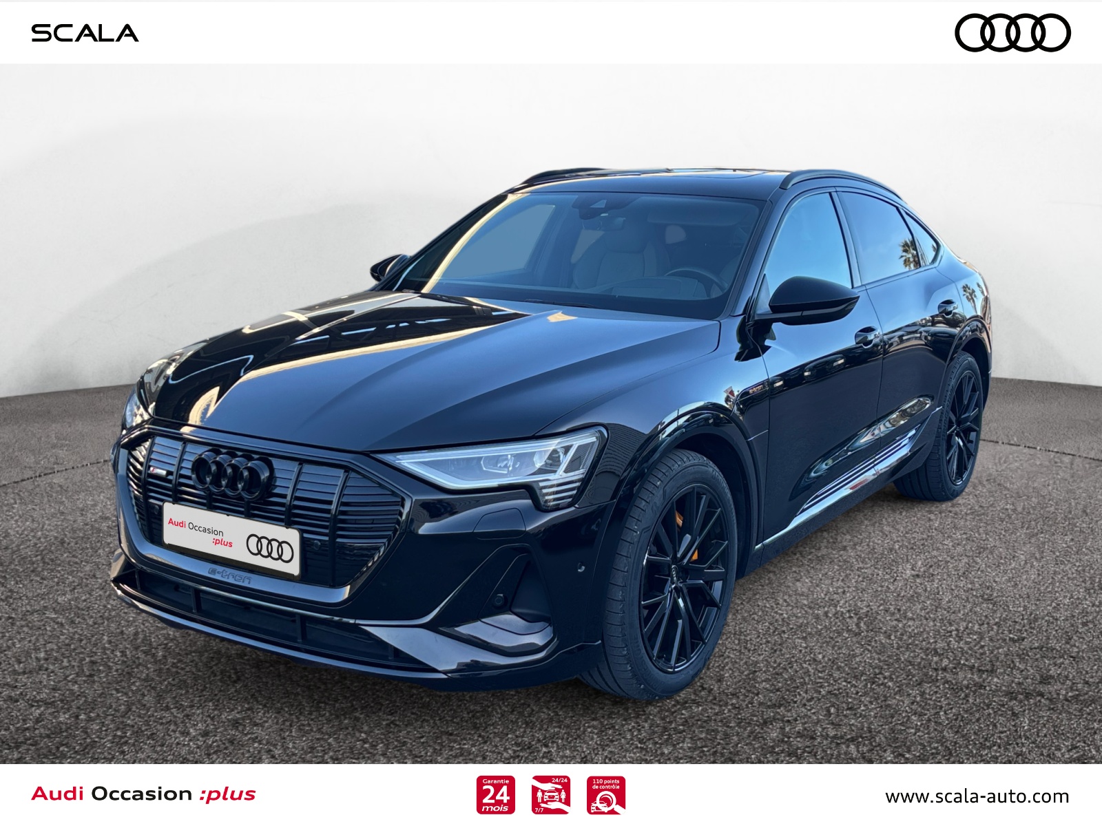 AUDI E TRON+SPORTBACK 34+AVANT+GAUCHE