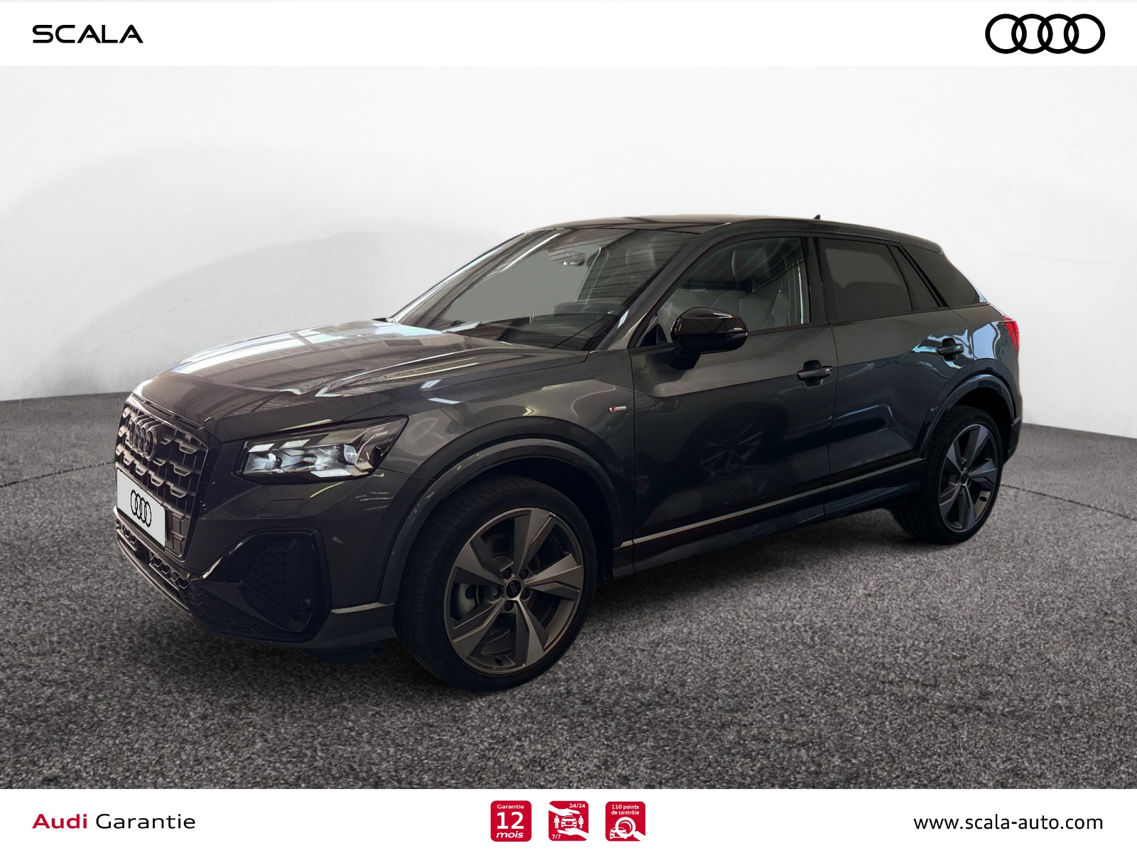 AUDI Q2 34+AVANT+GAUCHE